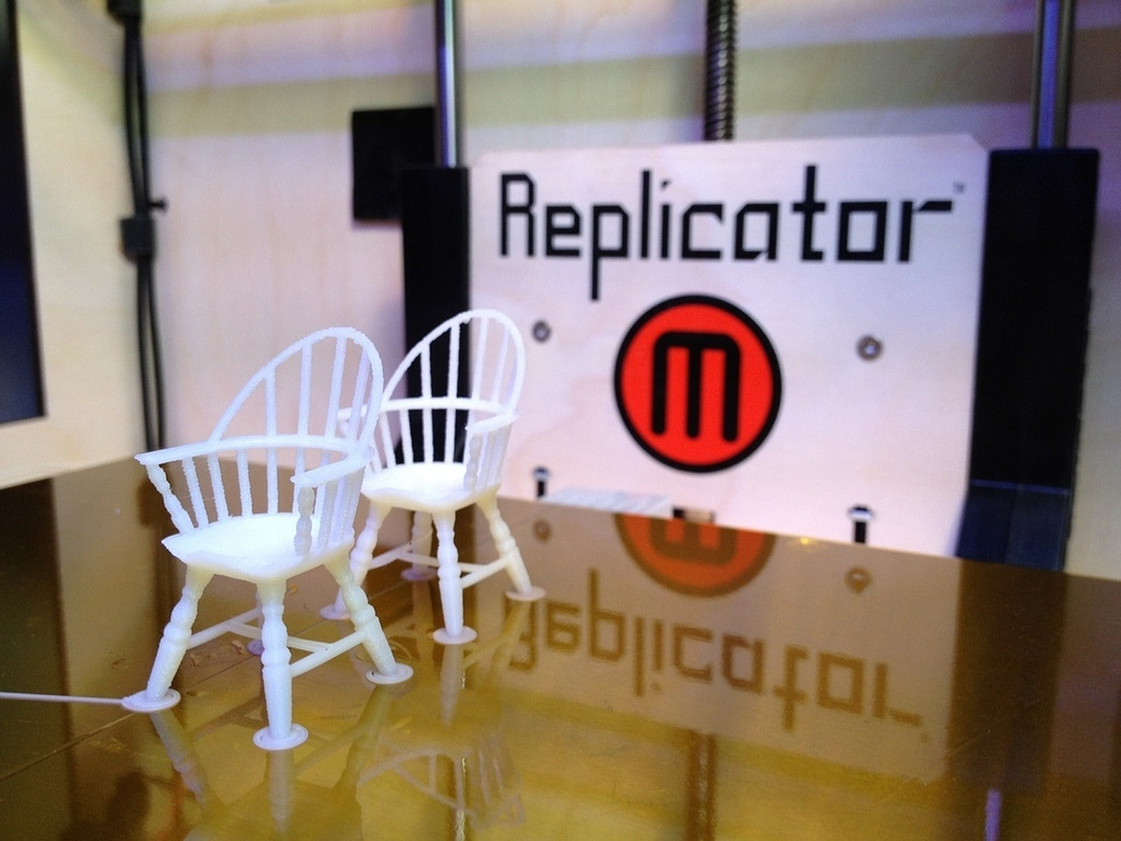 Three 1:24 Windsor Chairs – 3D Baskı Modeli