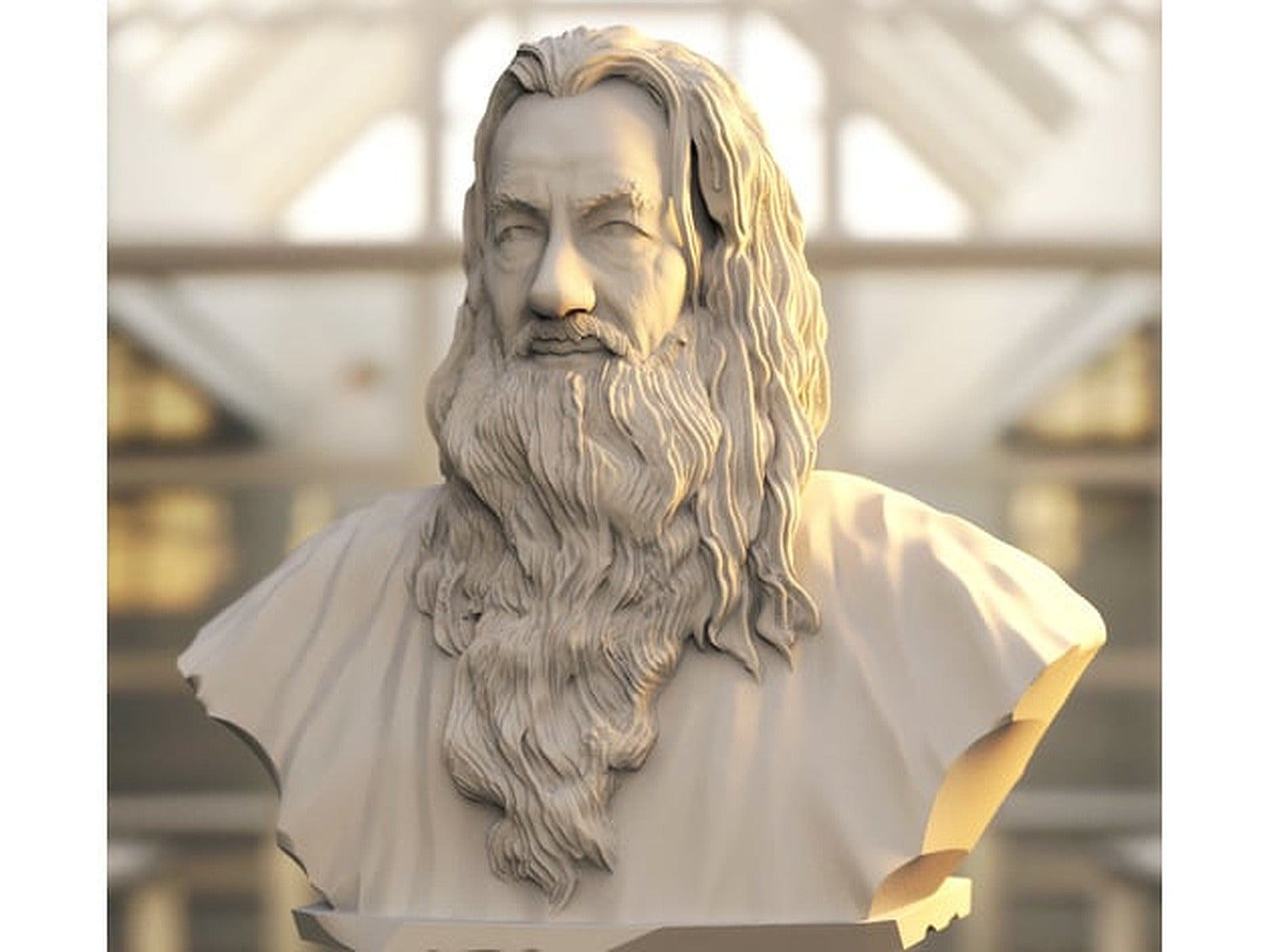 Gandalf Bust – 3D Baskı Modeli