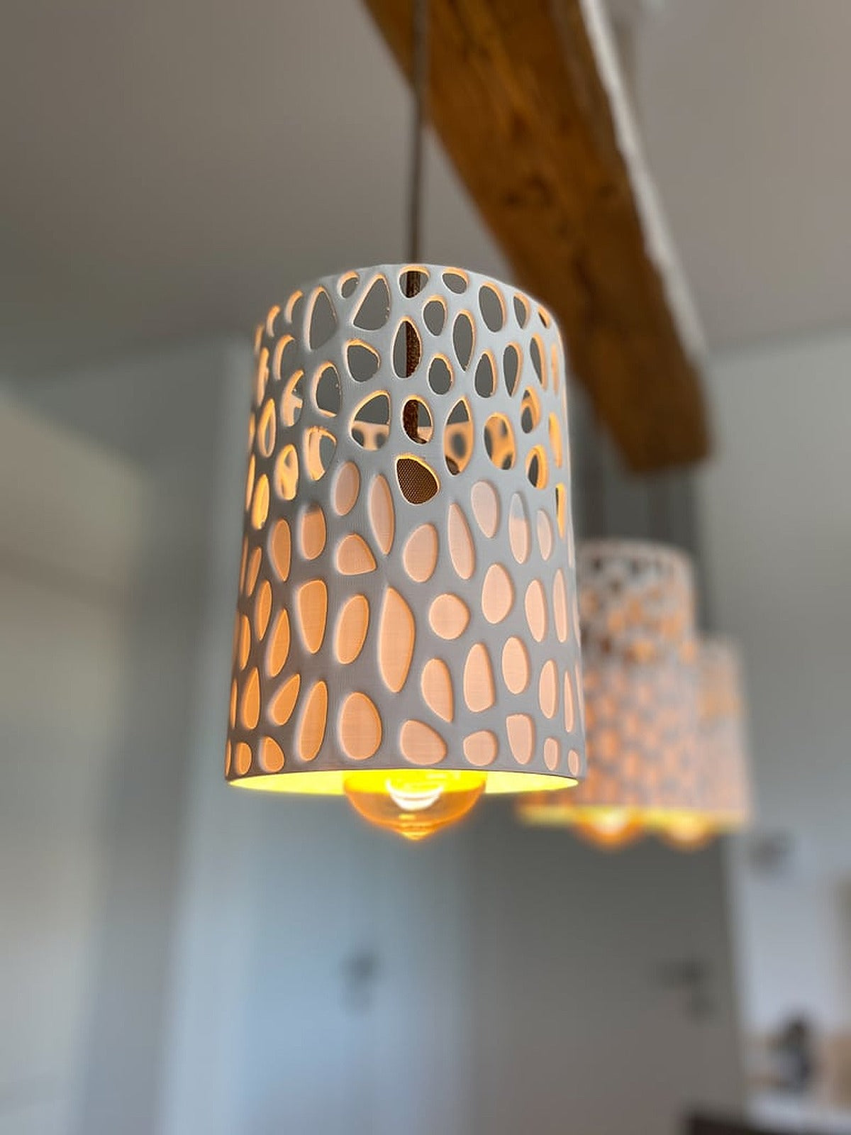 Voronoi dining table lamp – 3D Baskı Modeli