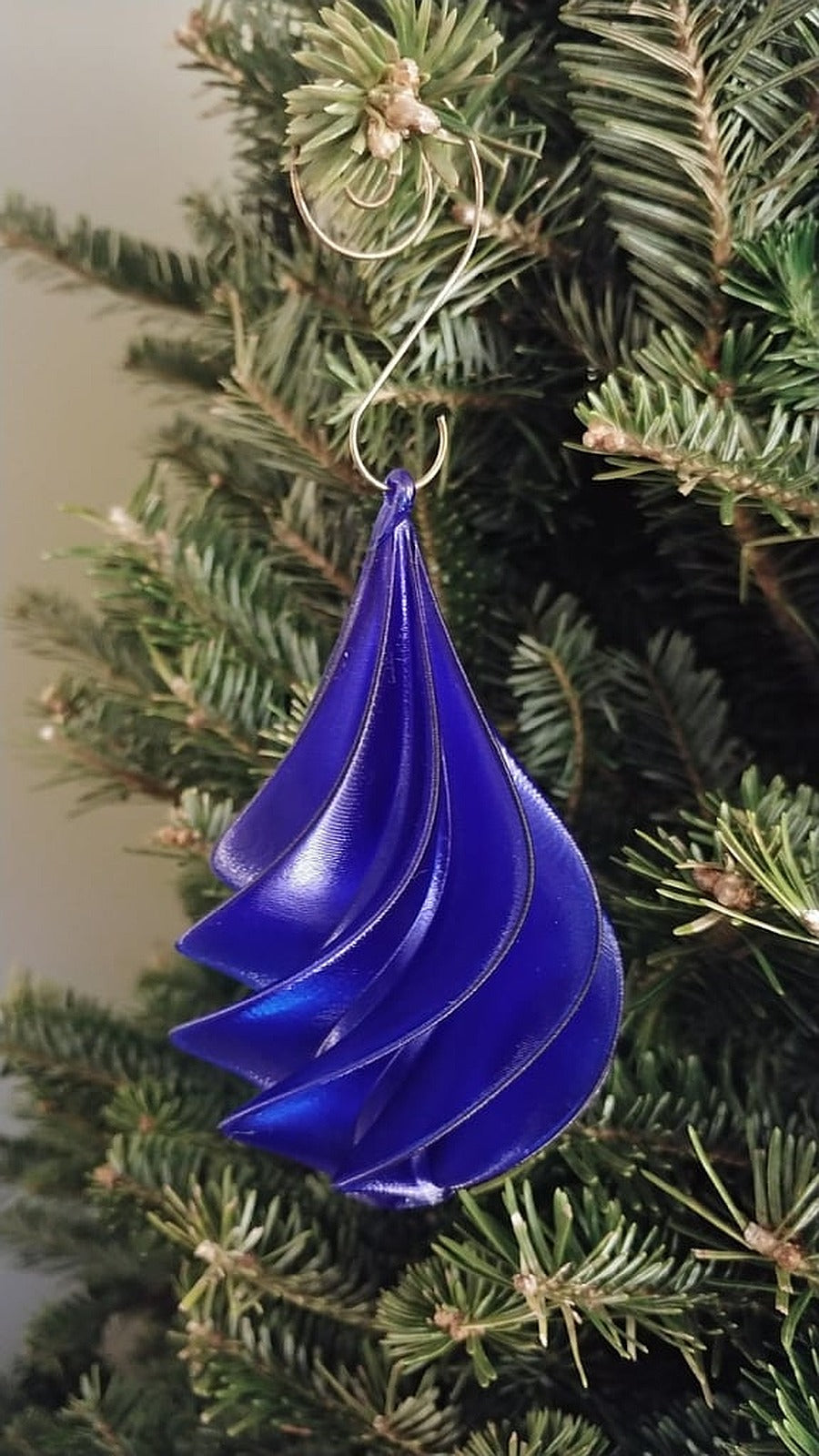 Christmas Tree Spiral Ornament – 3D Baskı Modeli