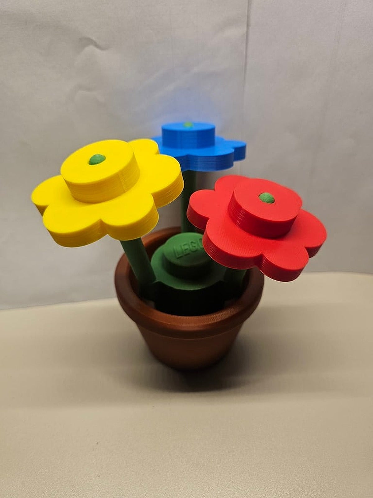 Lego Flower with saksı – 3D Baskı Modeli
