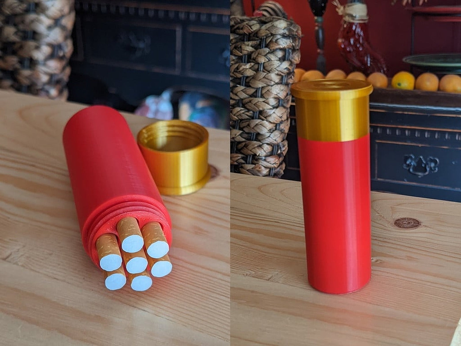 Shotgun Shell Cigarette kılıf – 3D Baskı Modeli