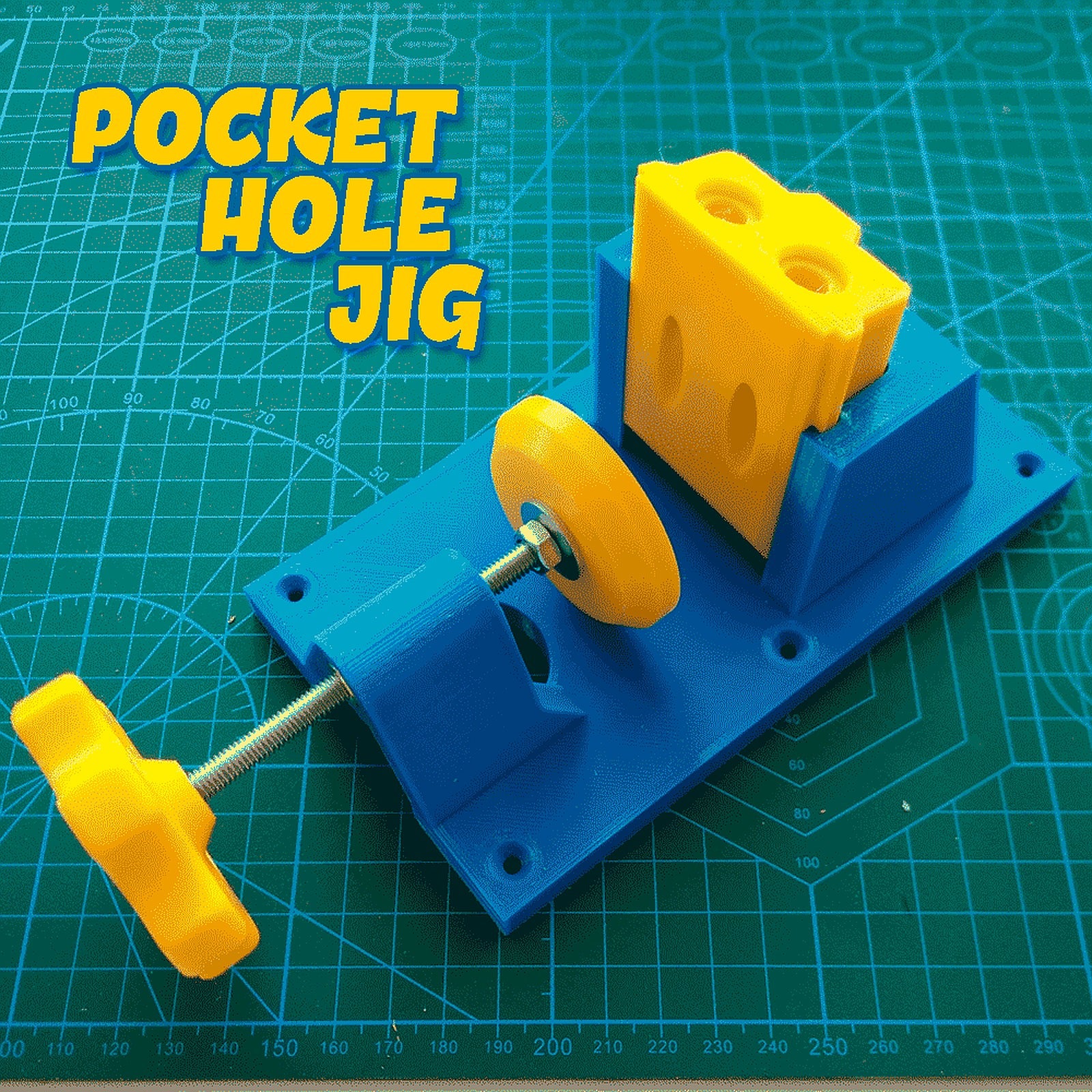 Pocket hole jig – 3D Baskı Modeli