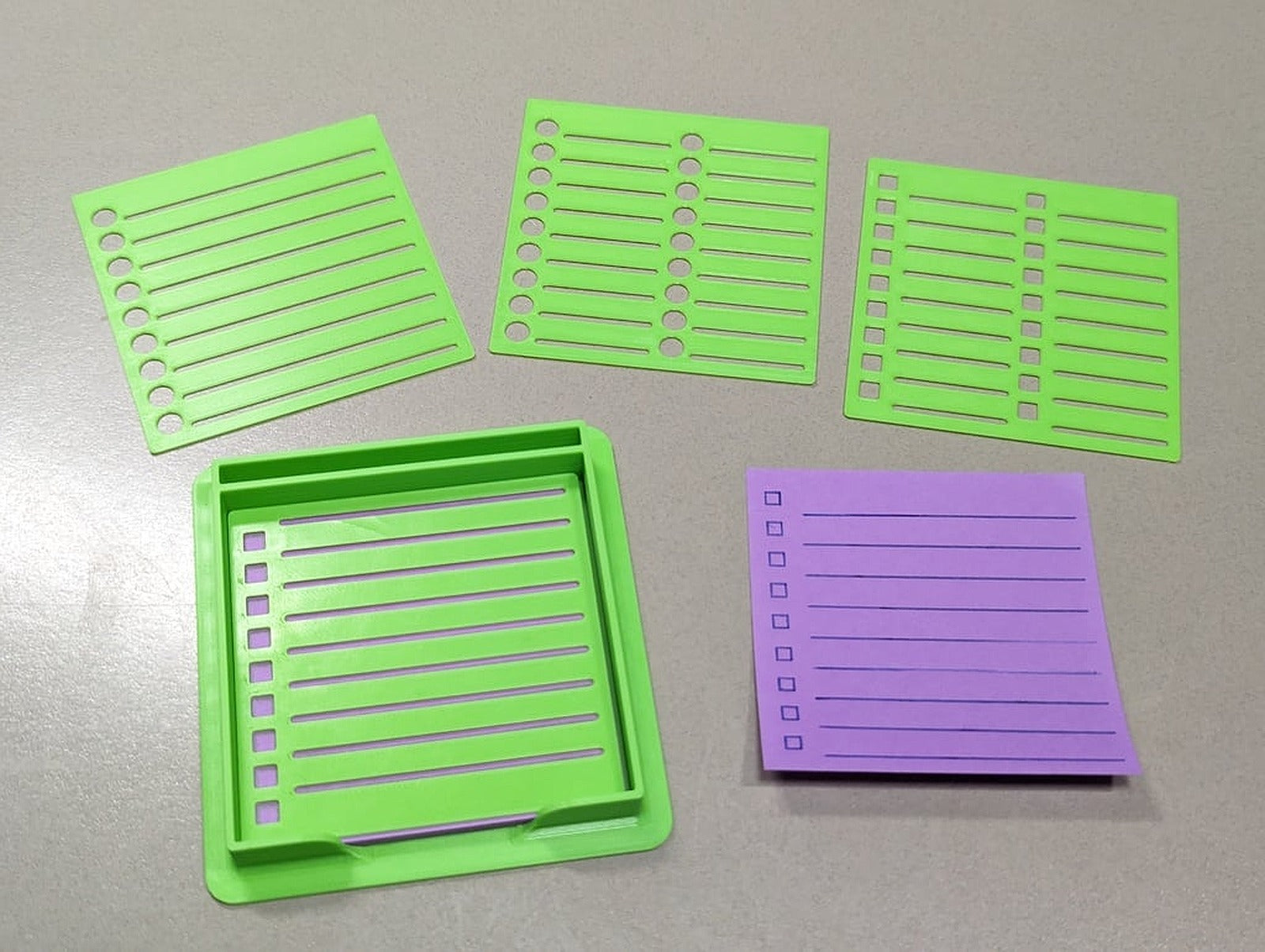 Sticky Note Stencil – 3D Baskı Modeli