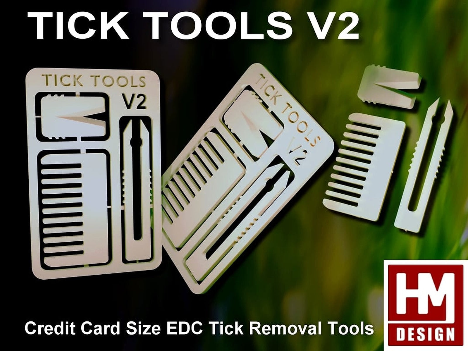 Tick Tools Card – 3D Baskı Modeli
