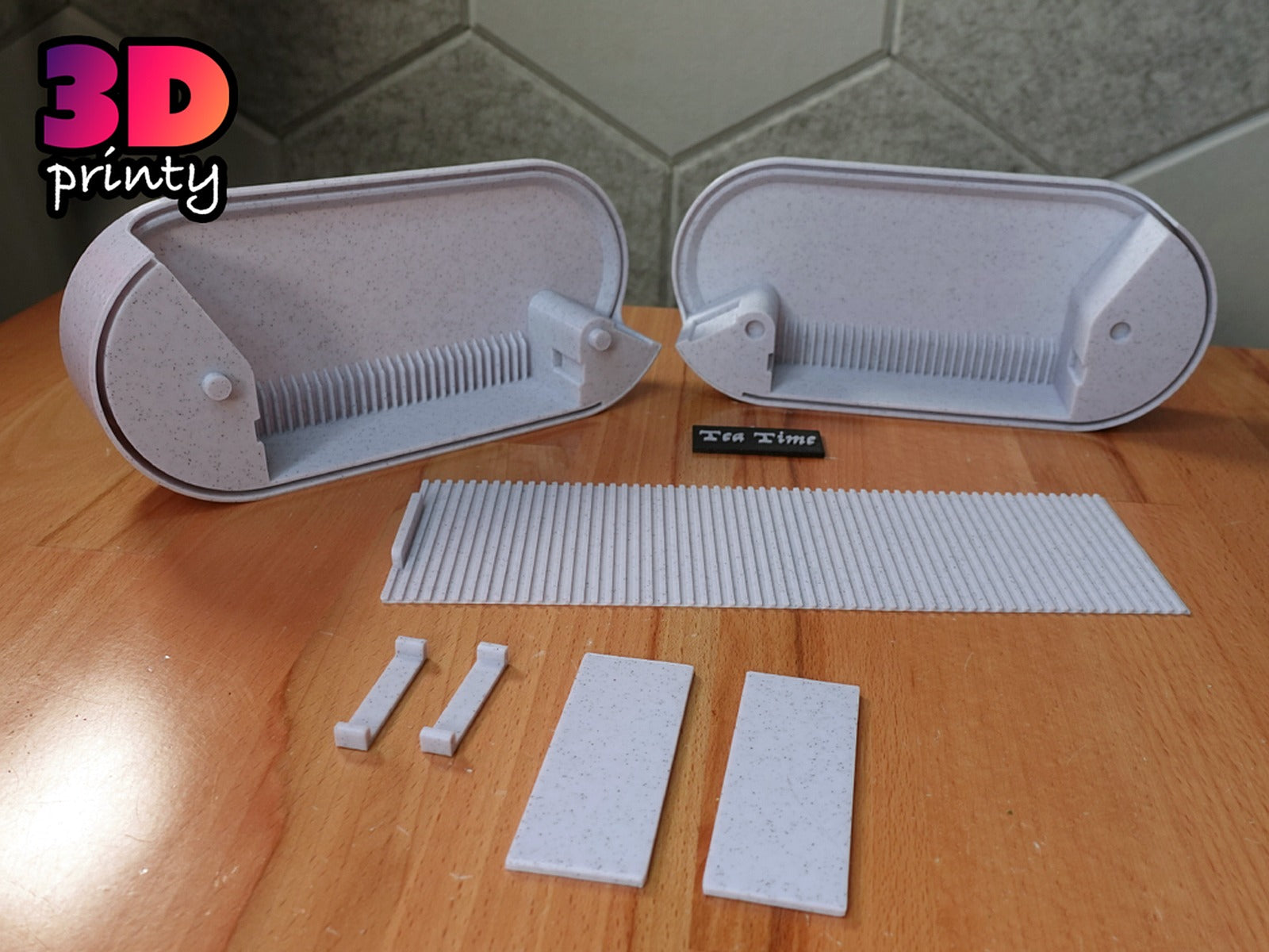 Shutter kutu/düzenleyici - Tea kutu/düzenleyici – 3D Baskı Modeli