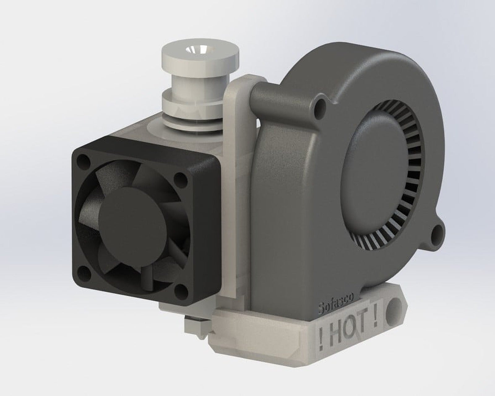 E3D fan with integrated layer-fan – 3D Baskı Modeli