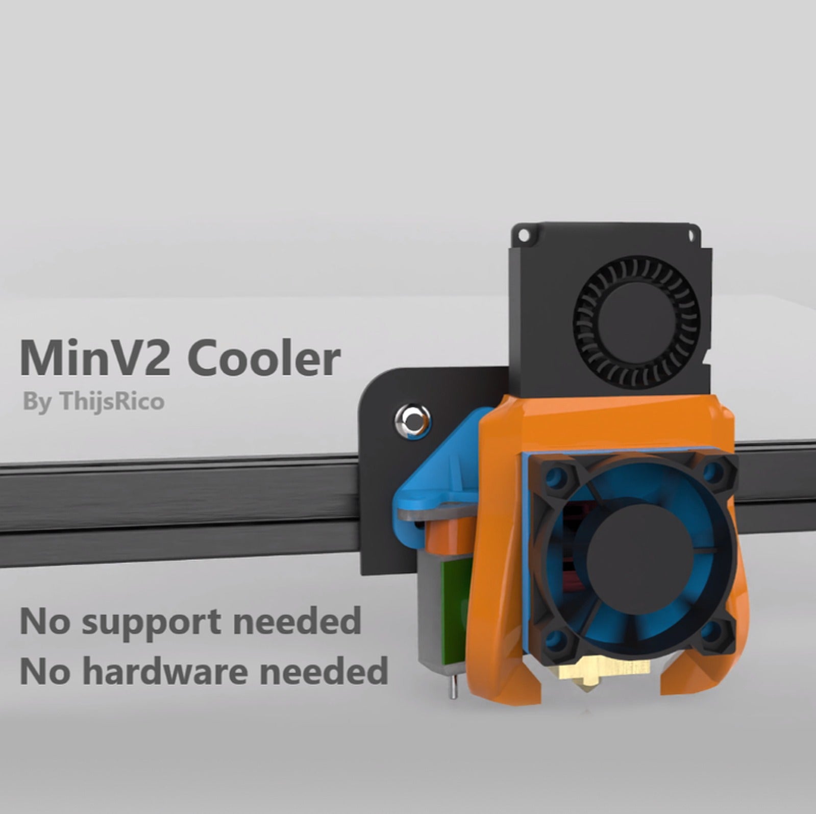 MinV2 Ender 3 fan mount – 3D Baskı Modeli