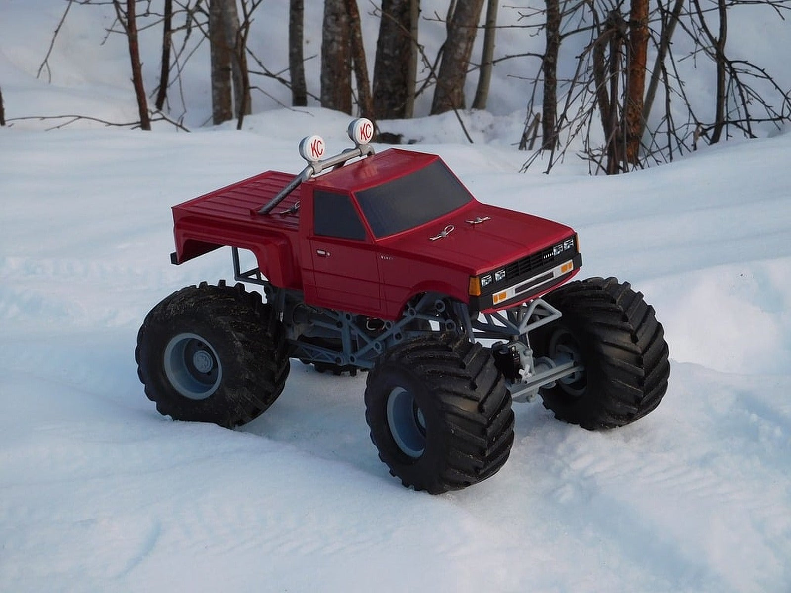 Ursa (bear) - Fully printable Monster Truck – 3D Baskı Modeli