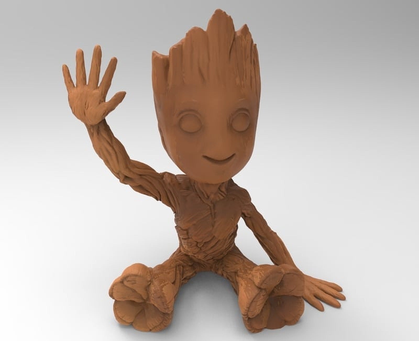 baby groot hollow – 3D Baskı Modeli