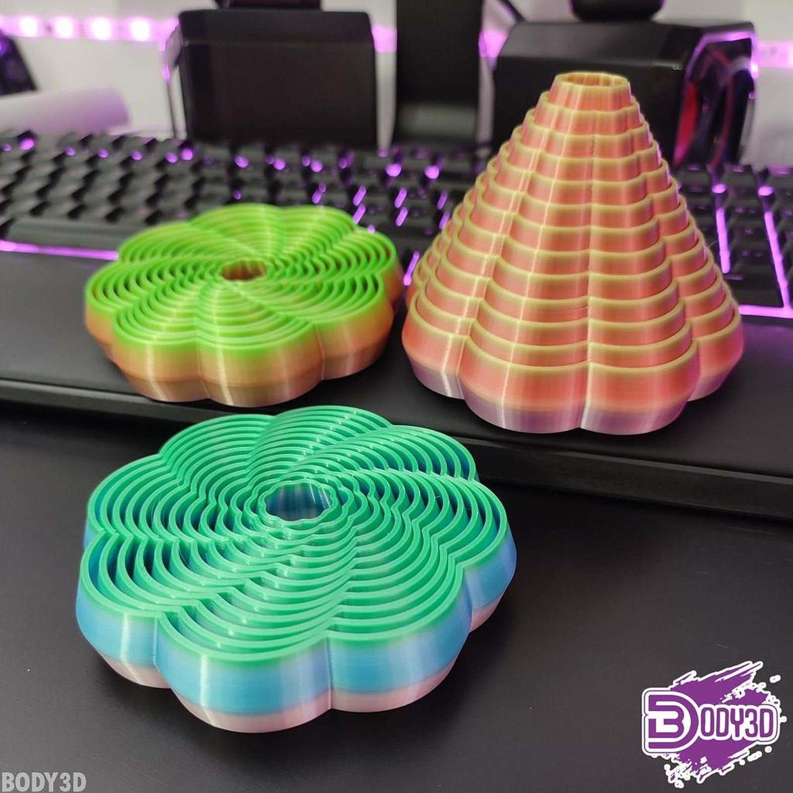 Flower Fidget – 3D Baskı Modeli