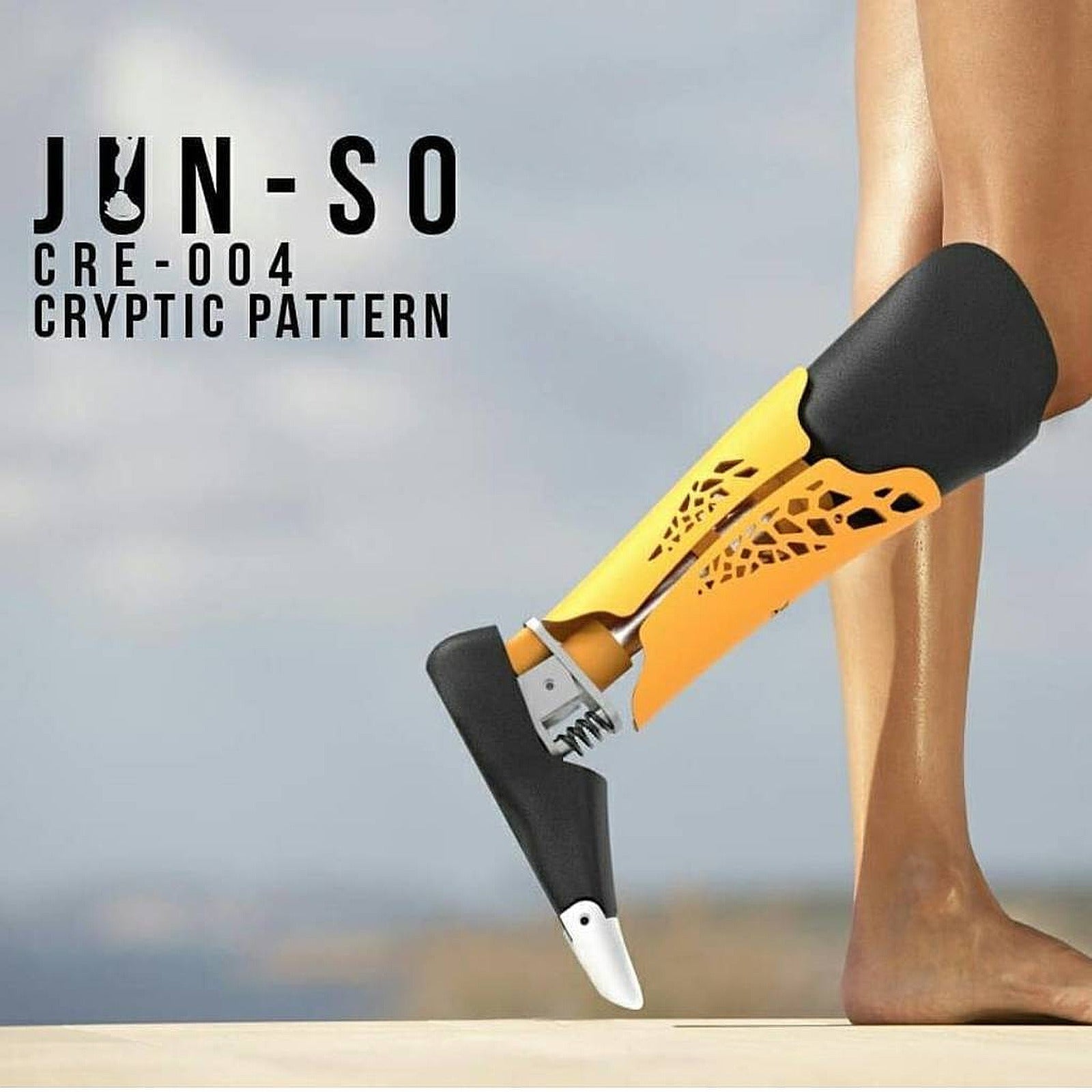 CRE-004 Cryptic Pattern Leg Prosthesis - iDIG (Integrated Digital Design Laboratory), Department of Industrial Design  ITS Indonesia – 3D Baskı Modeli