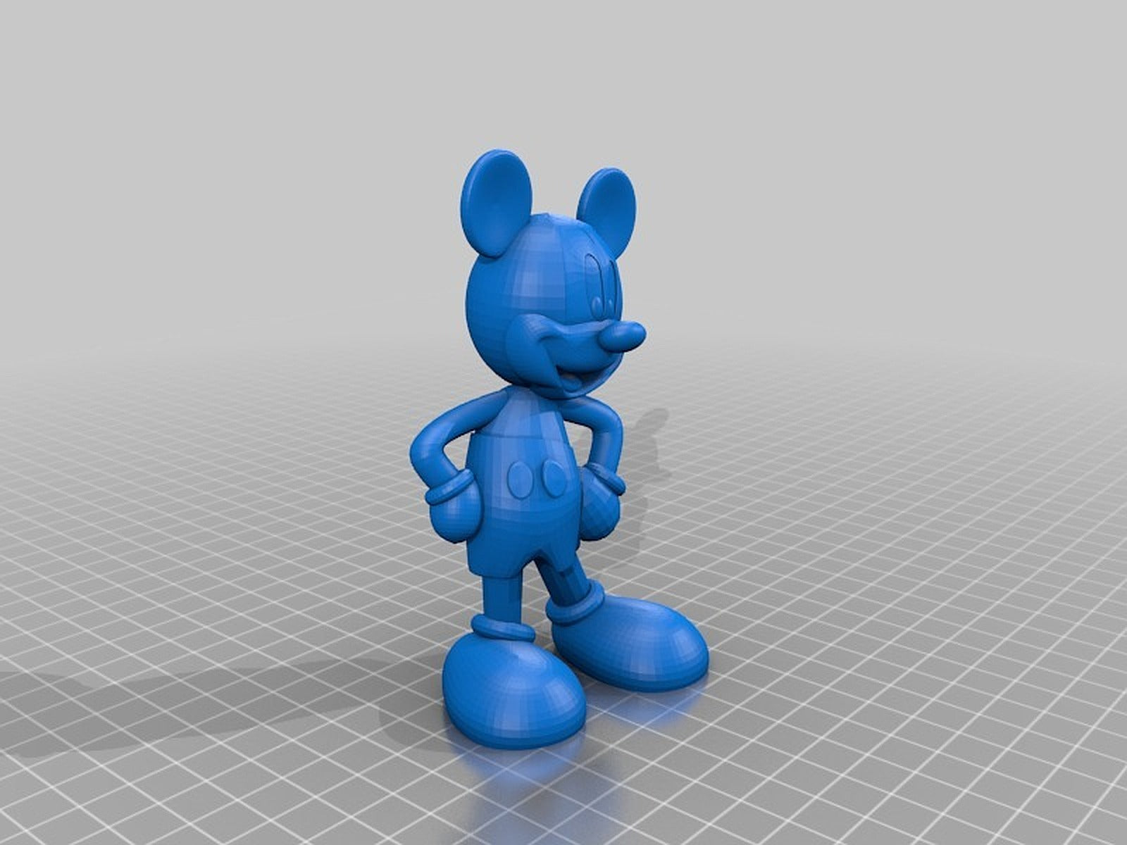 Flat-footed Mickey Mouse – 3D Baskı Modeli