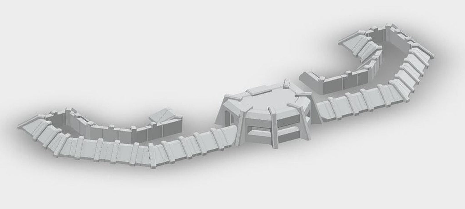 Wargaming Defence Wall – 3D Baskı Modeli