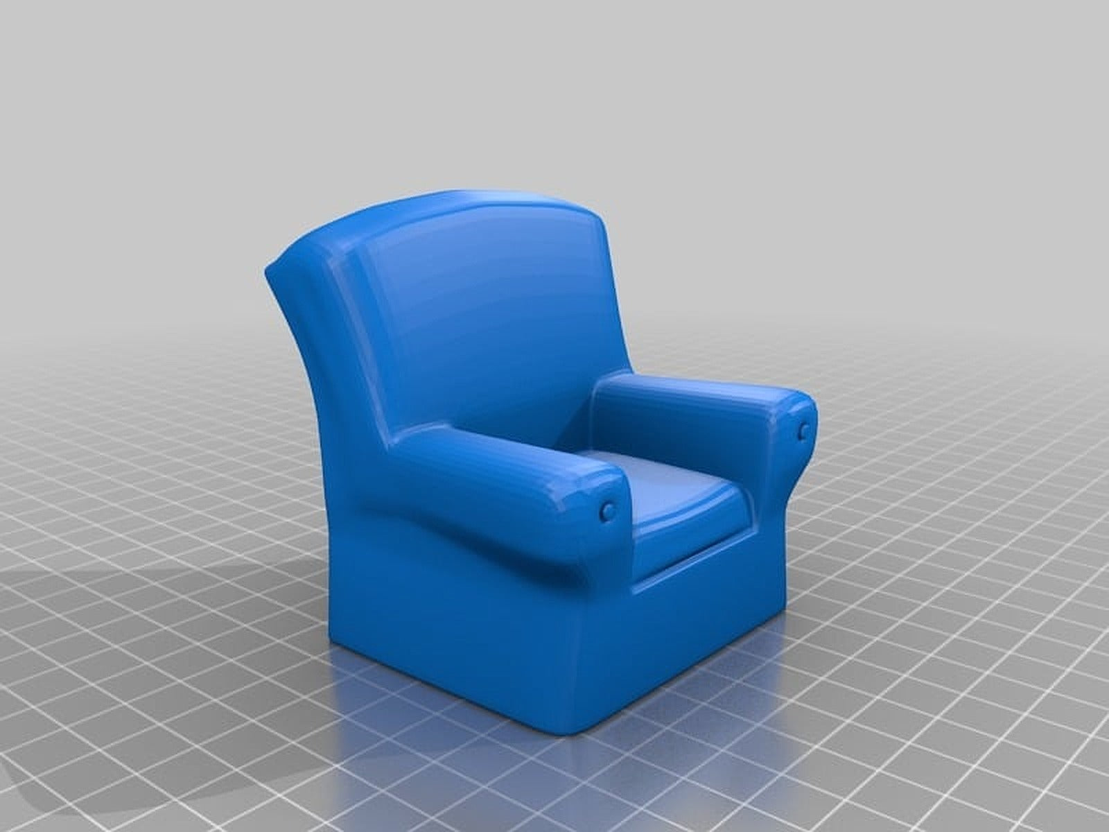Arm Chair – 3D Baskı Modeli