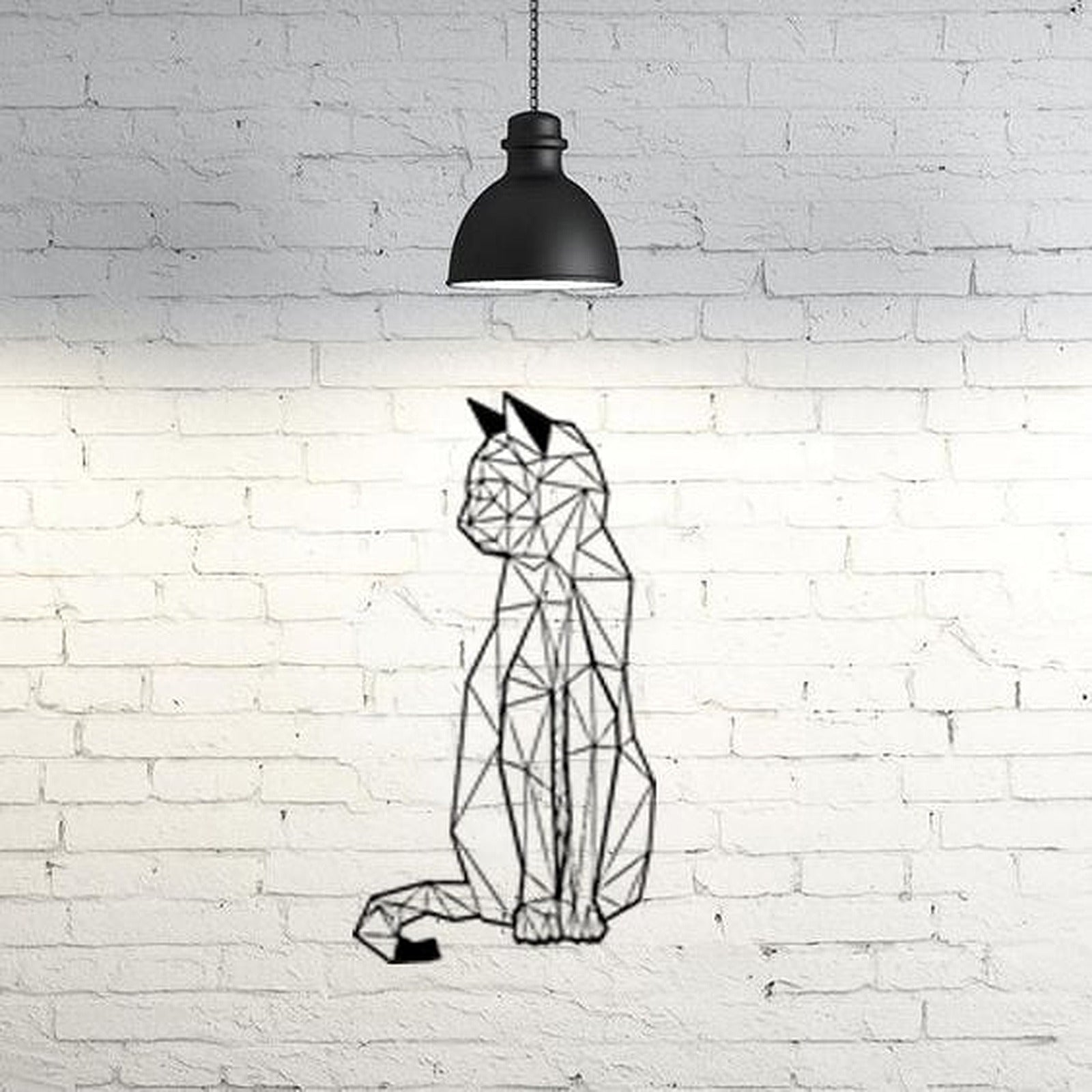 Cat wall sculpture 2D – 3D Baskı Modeli