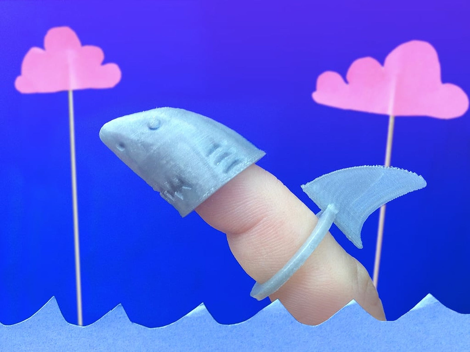 Finger Shark – 3D Baskı Modeli