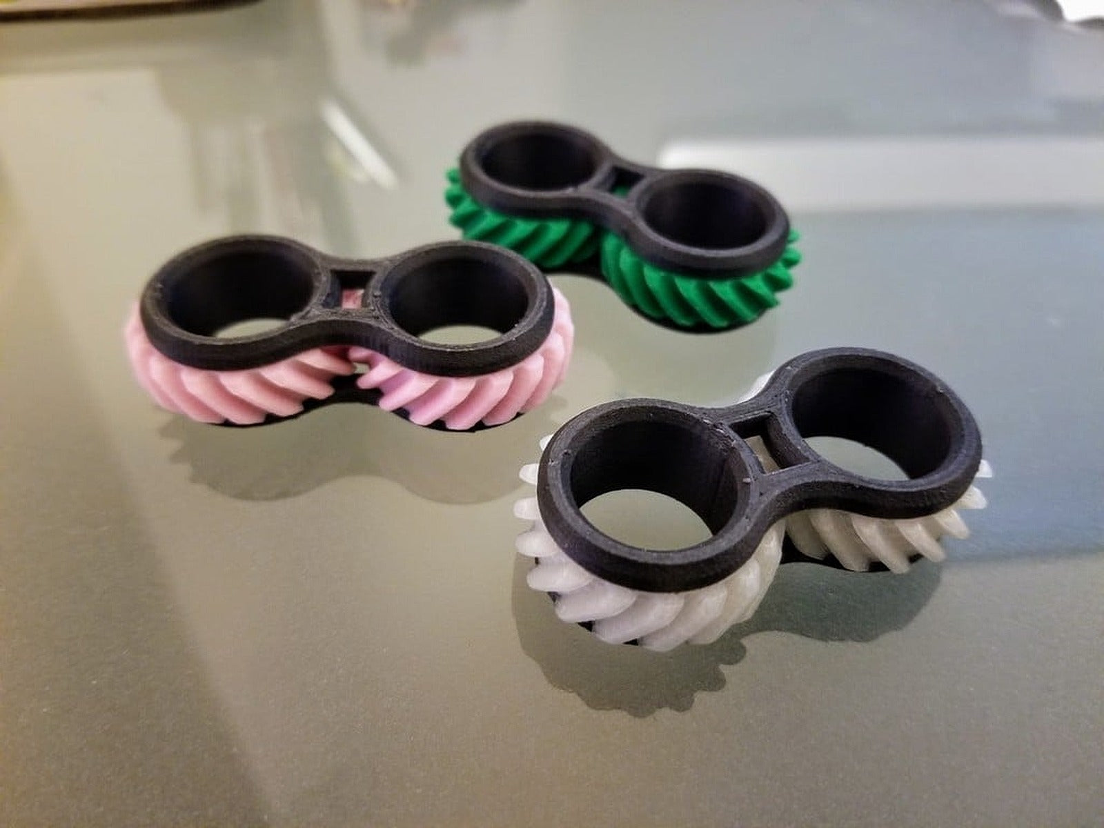 Merged Gear Fidget Toy – 3D Baskı Modeli