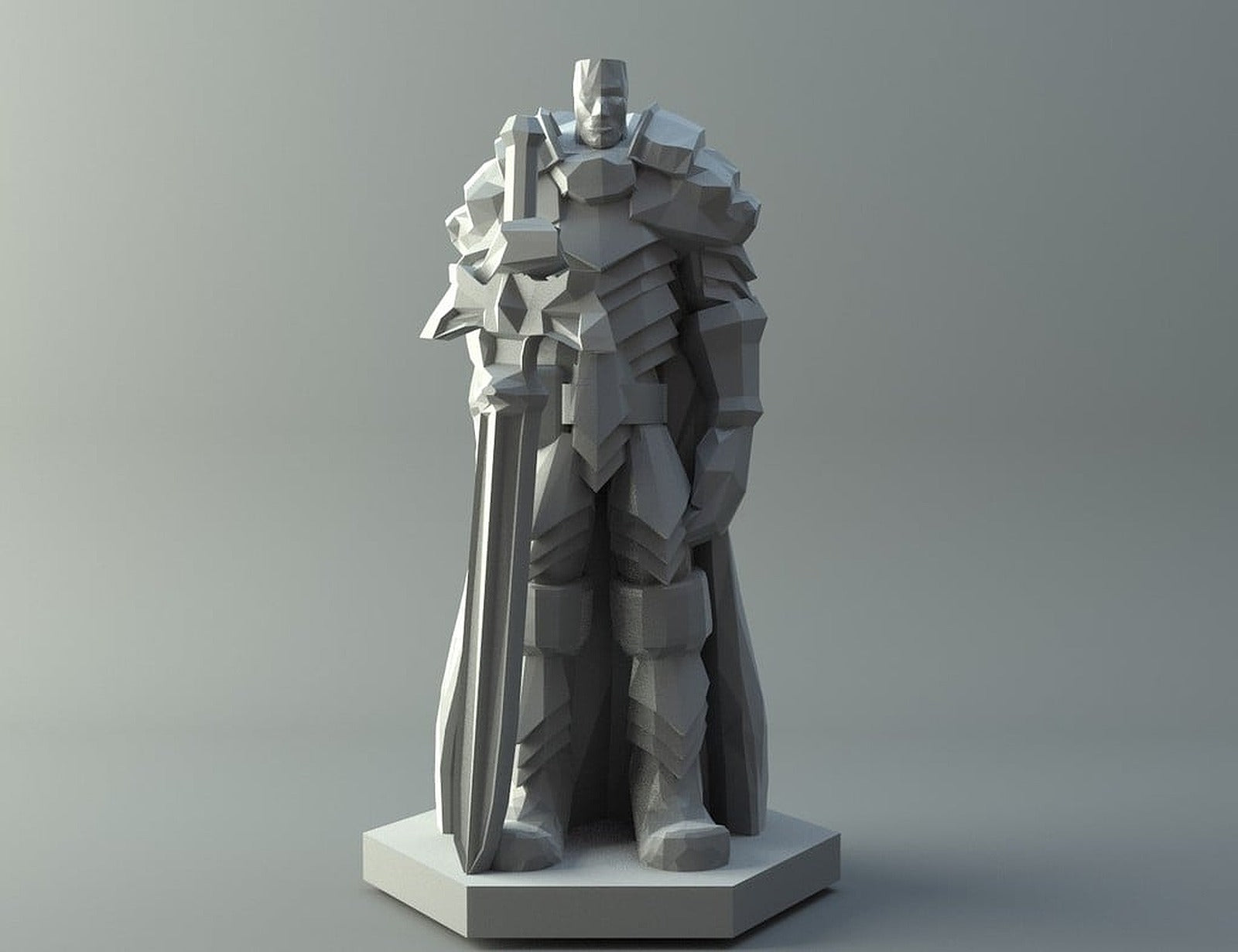 Berserker - D&D miniature – 3D Baskı Modeli