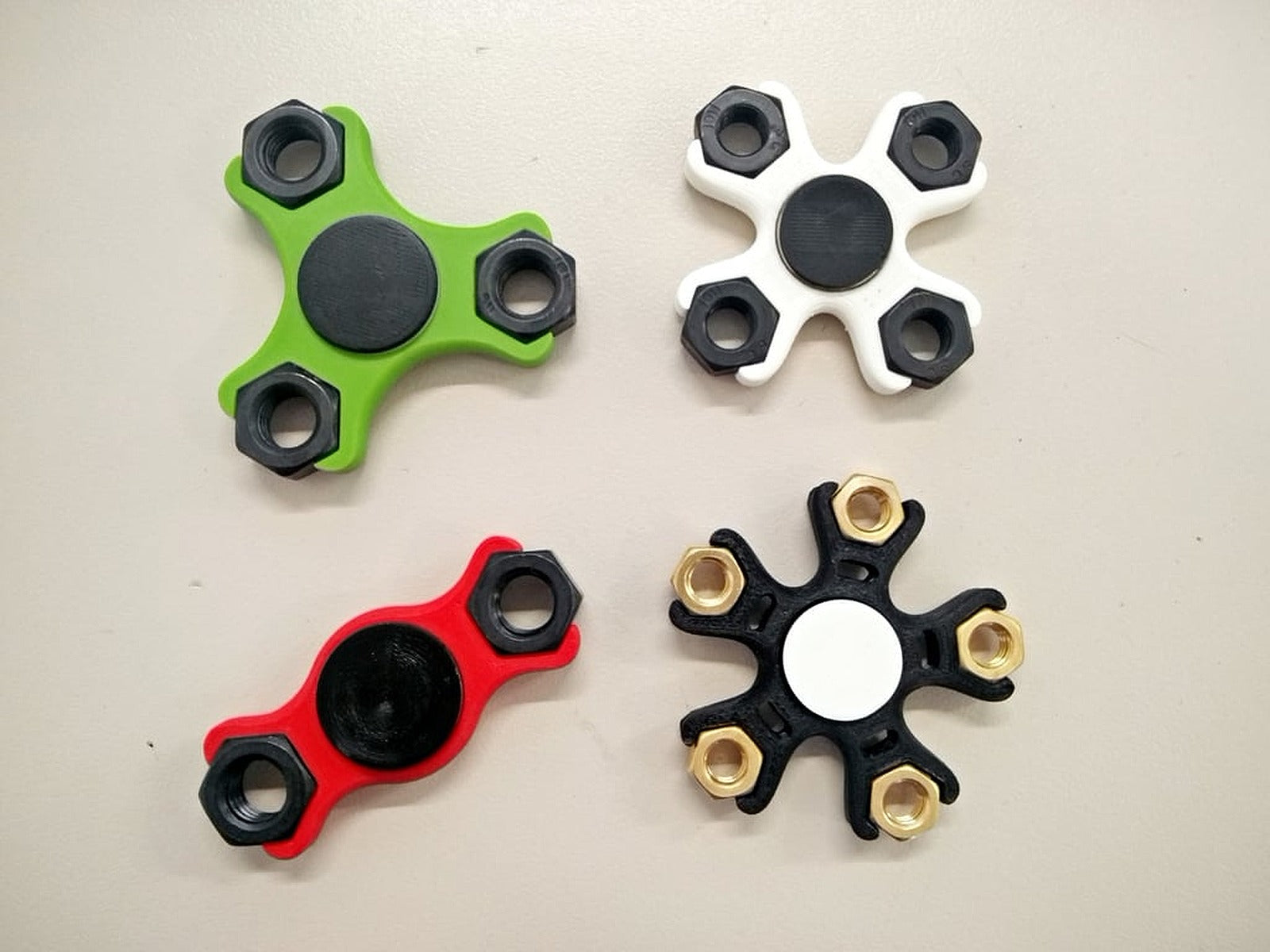 M8,M10,M12 Hexnut Fidget Spinner – 3D Baskı Modeli