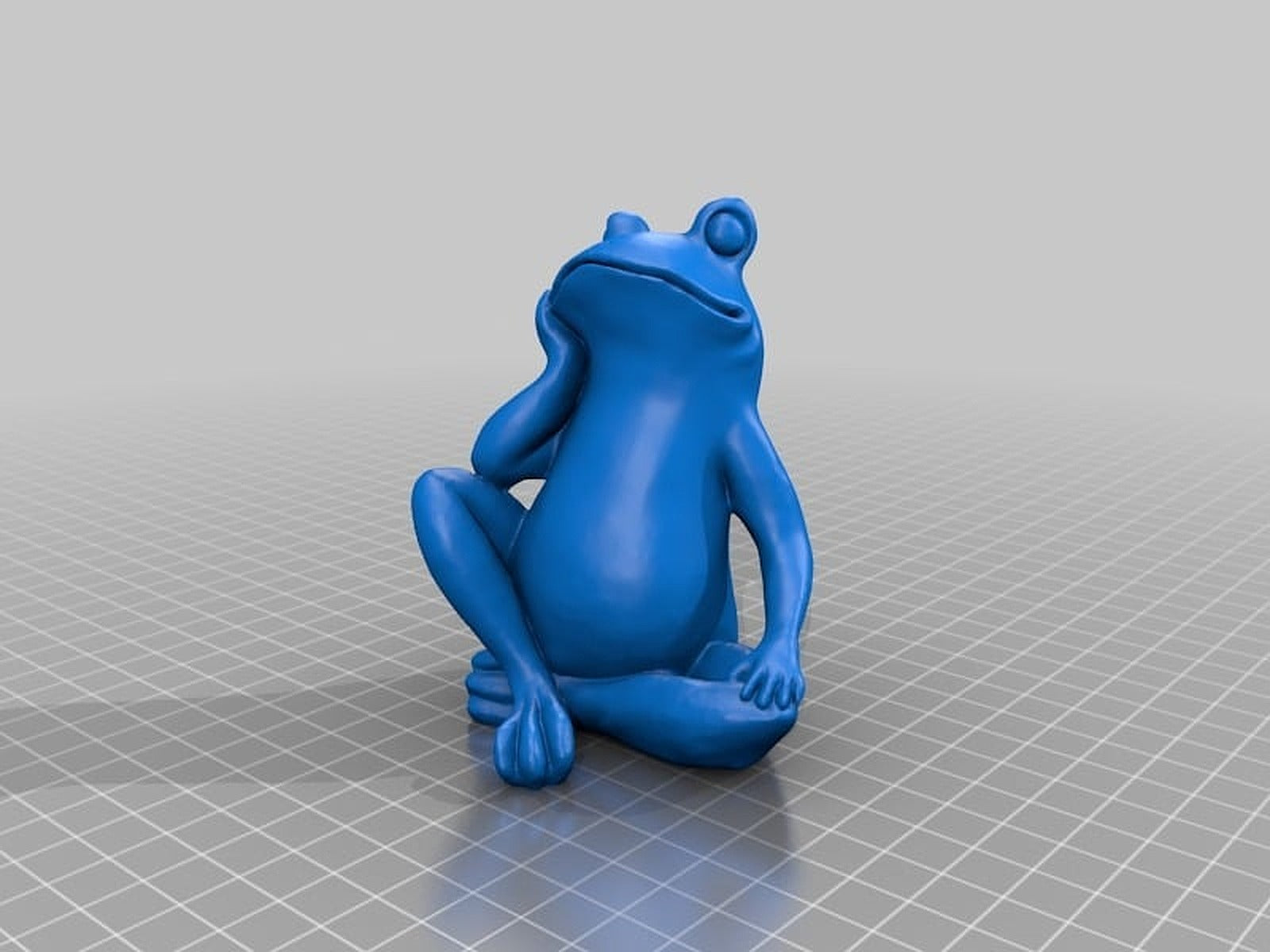 Bored Frog – 3D Baskı Modeli