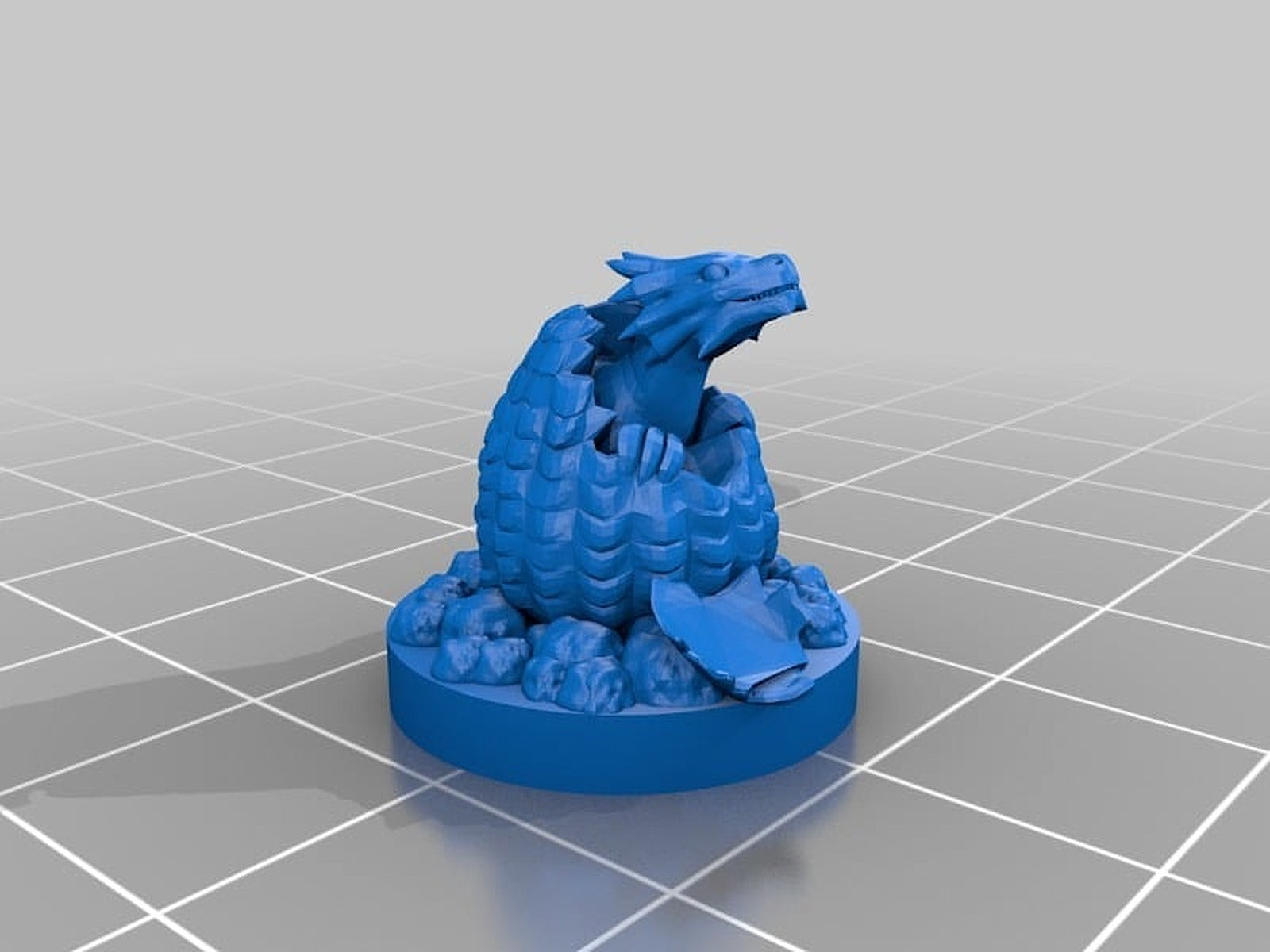 Baby Dragon Hatching – 3D Baskı Modeli