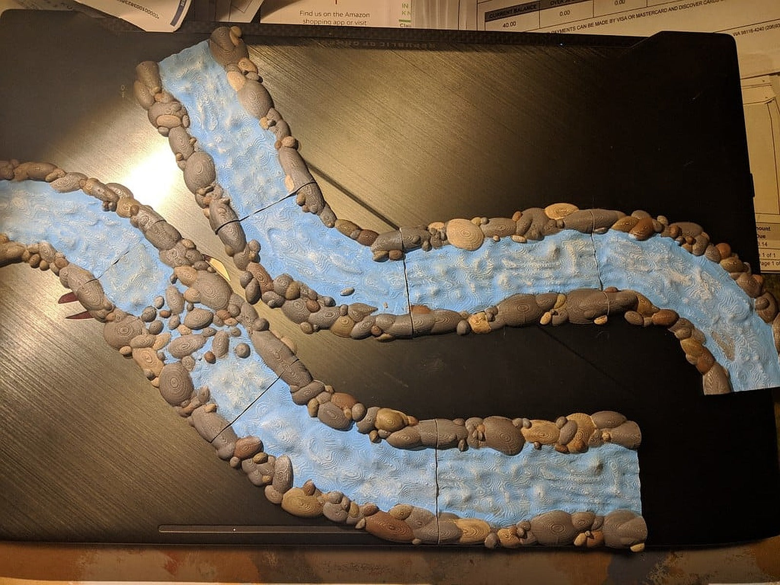 Fantasy Wargame Terrain - Stonebank River Modular – 3D Baskı Modeli