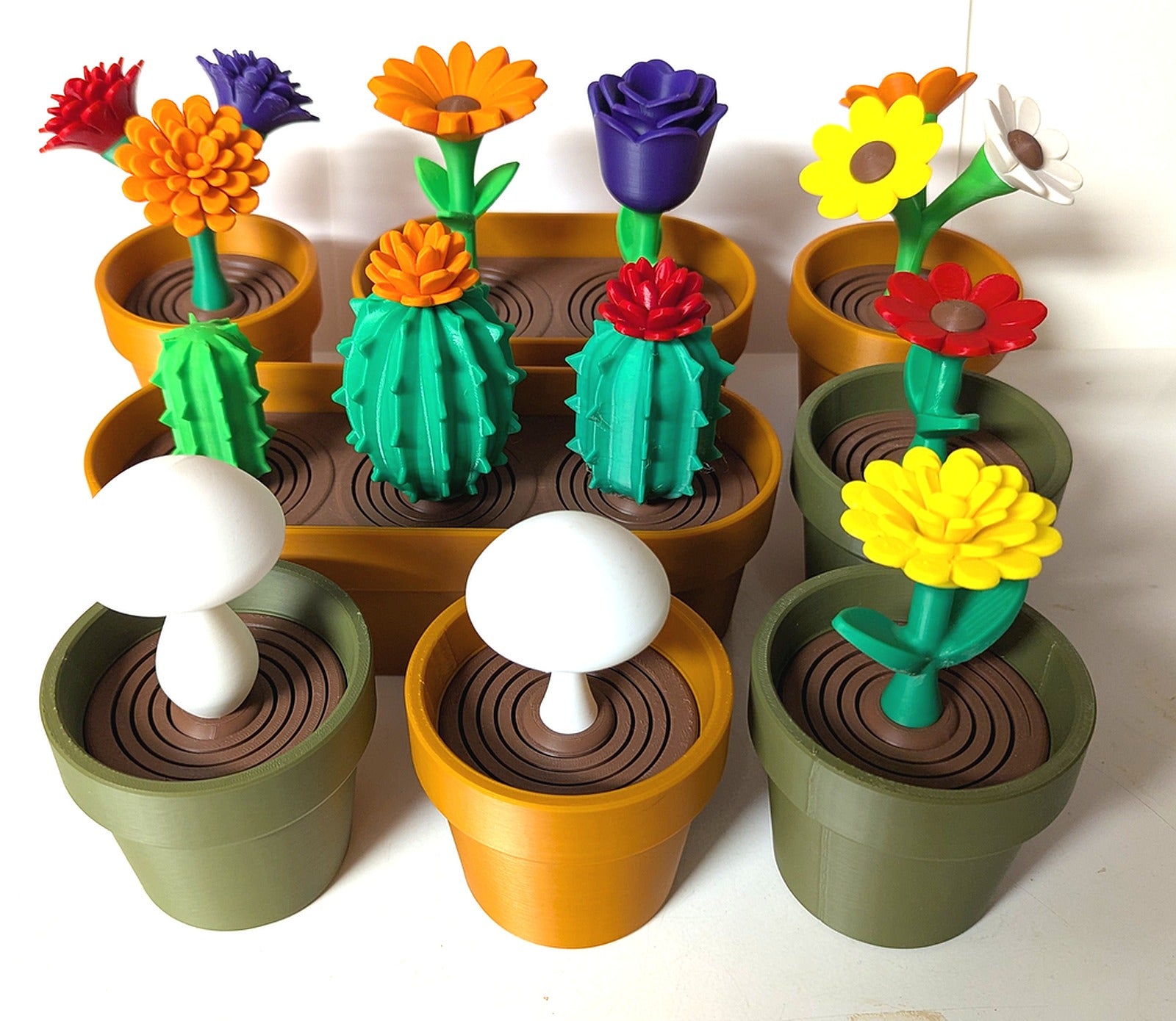 Springy Flower Collection Update – 3D Baskı Modeli