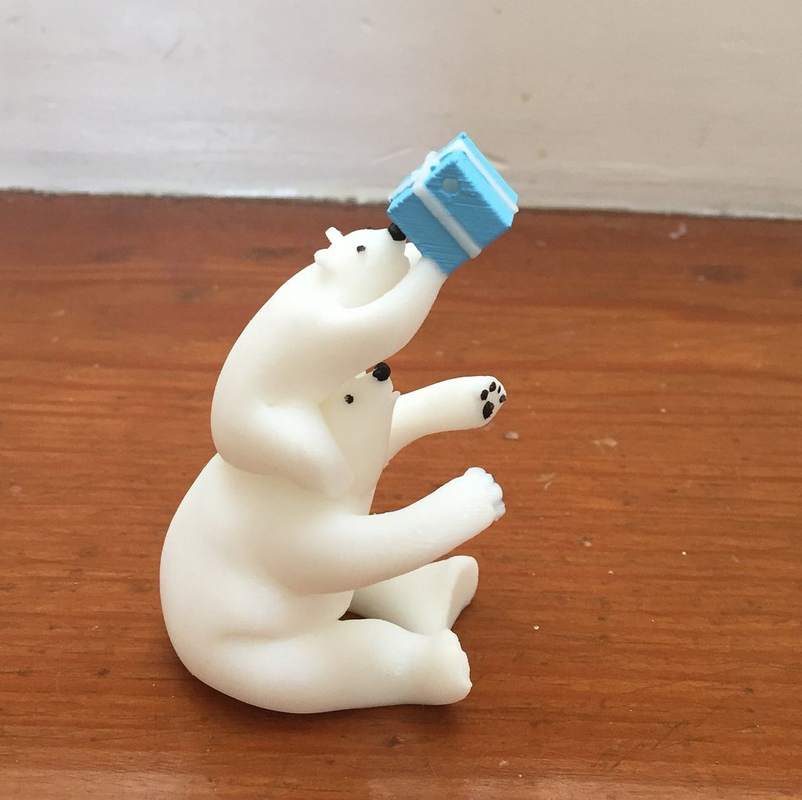 Polar Bear Christmas Ornament – 3D Baskı Modeli