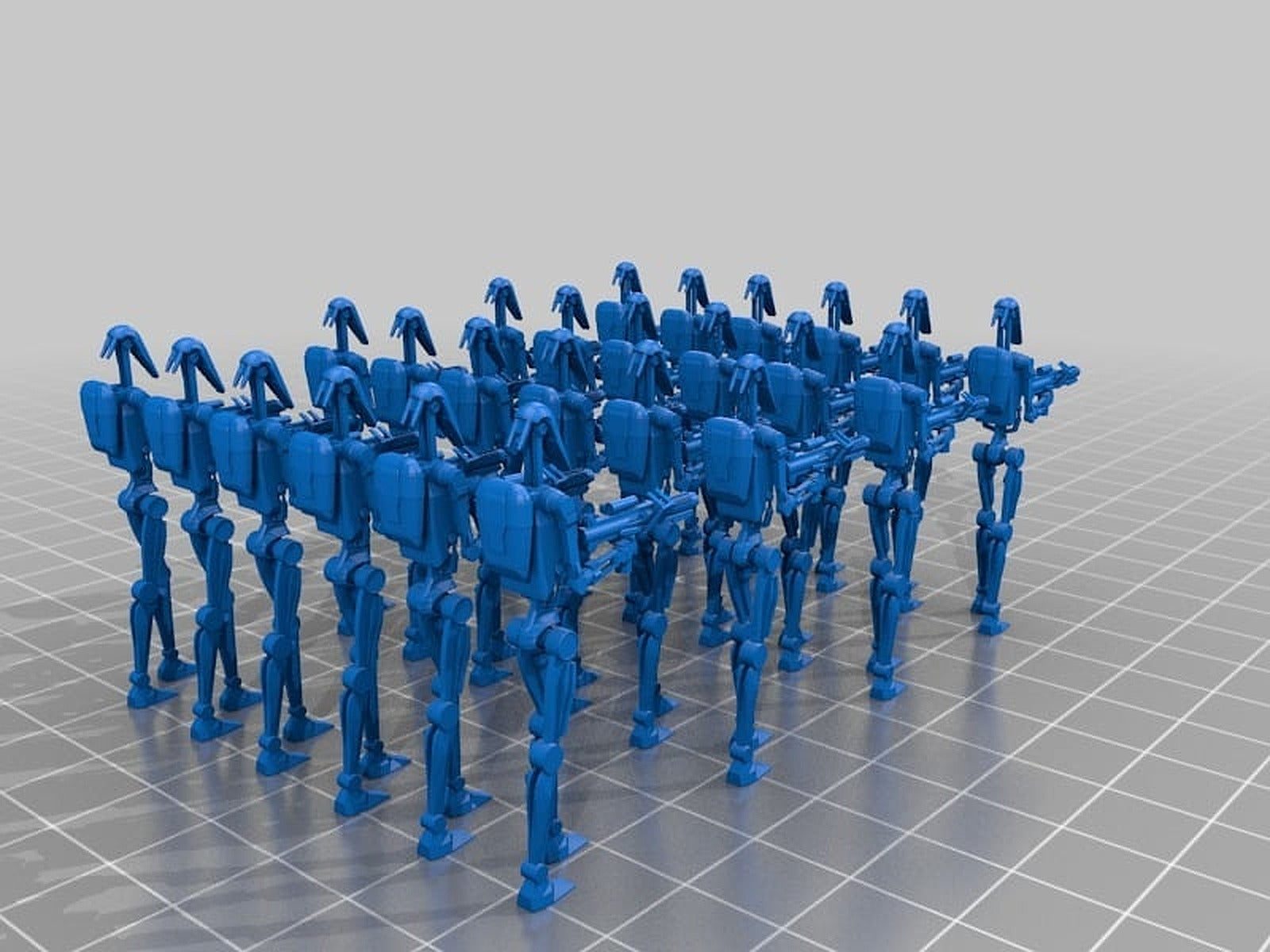 Star wars: Legion B-1 droid – 3D Baskı Modeli