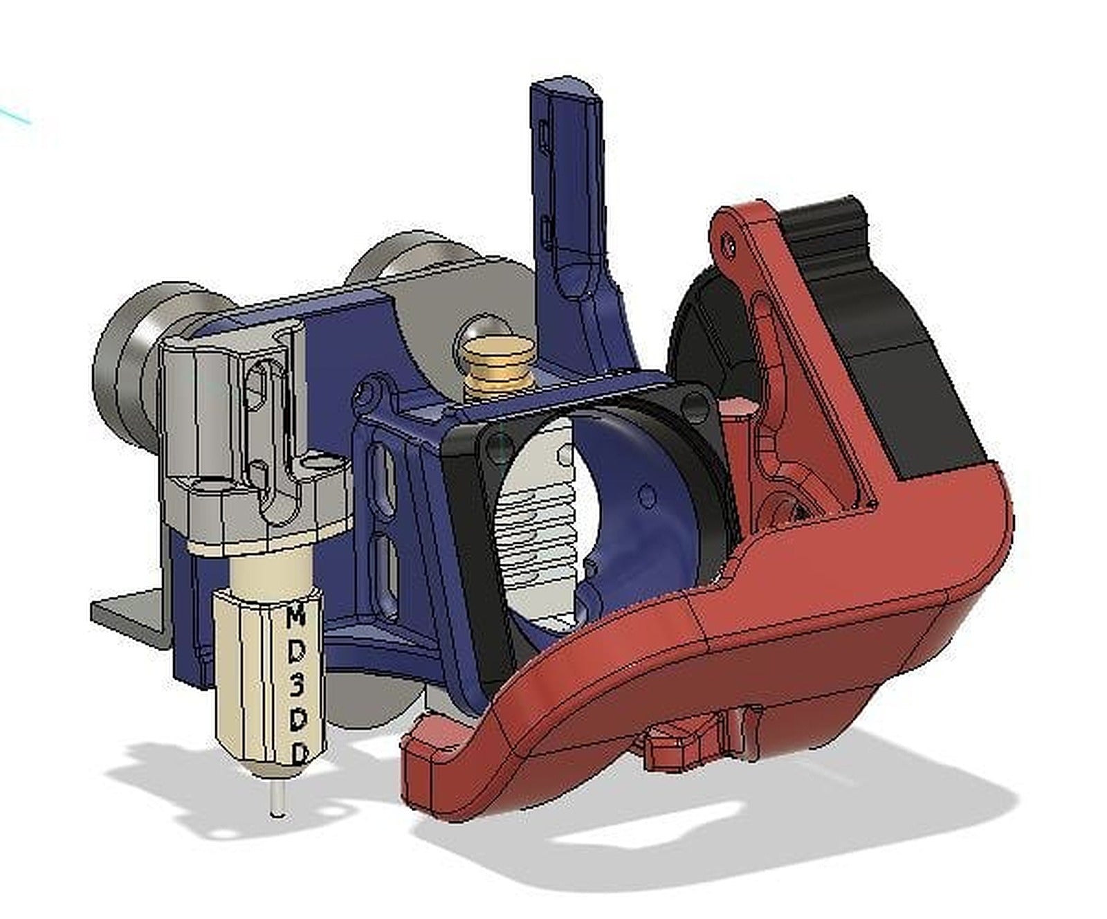 Creality Stock Hotend Mount & Part cooling with BLT & EZABL – 3D Baskı Modeli