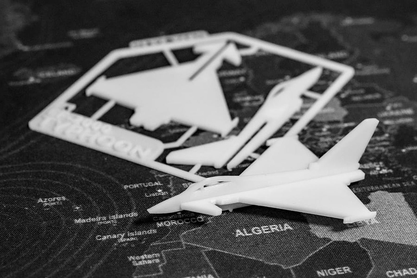 Eurofighter Typhoon Kit Card – 3D Baskı Modeli