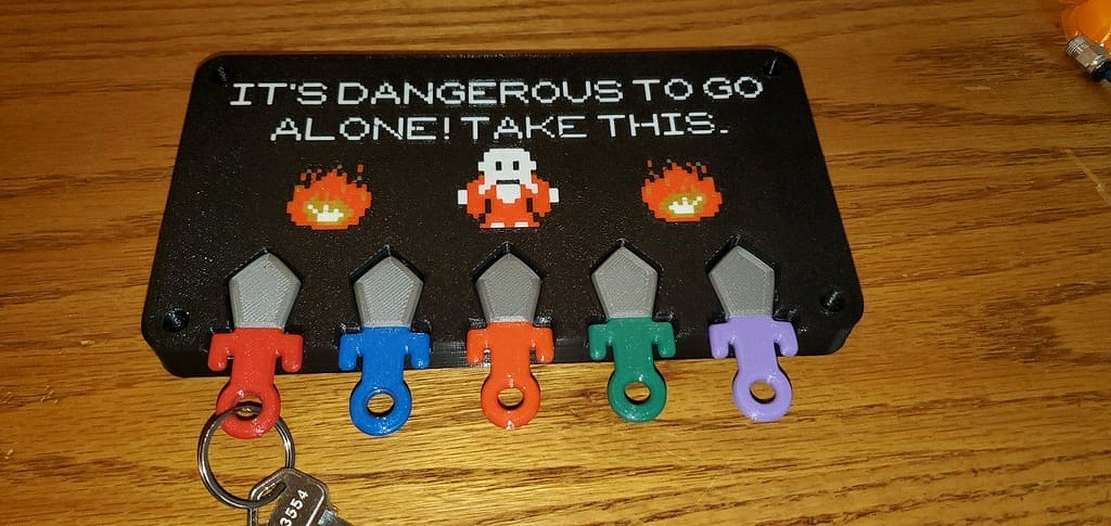 Multi-Color Zelda Keyholder – 3D Baskı Modeli
