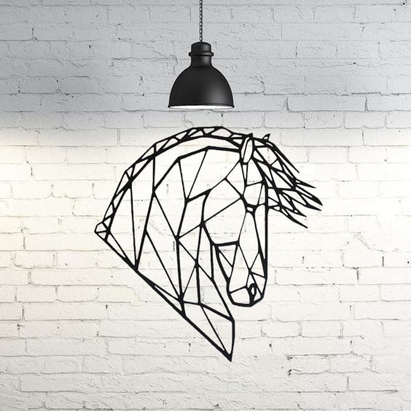 Wild Horse Wall Sculpture 2D – 3D Baskı Modeli