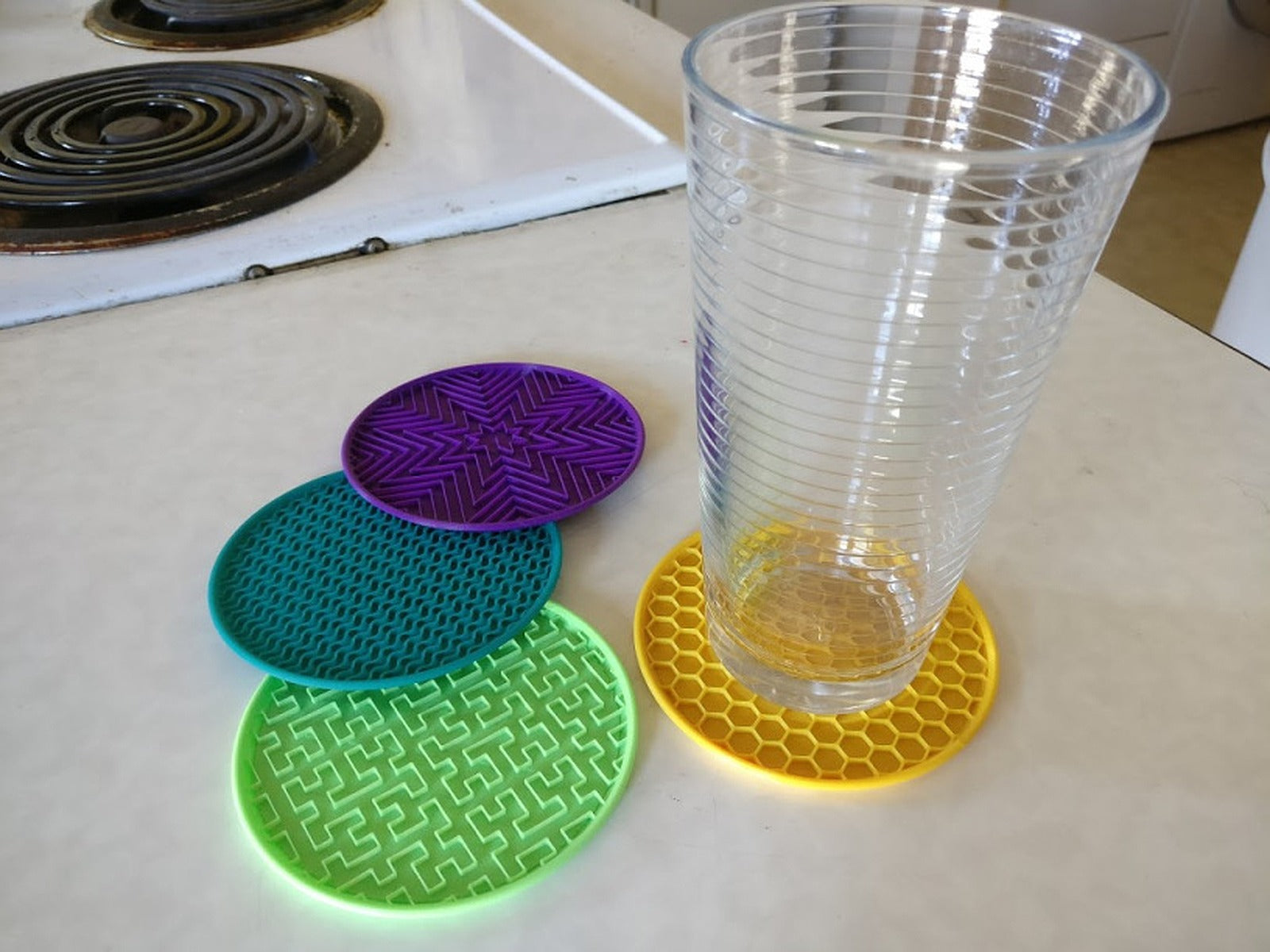 Infill coasters – 3D Baskı Modeli