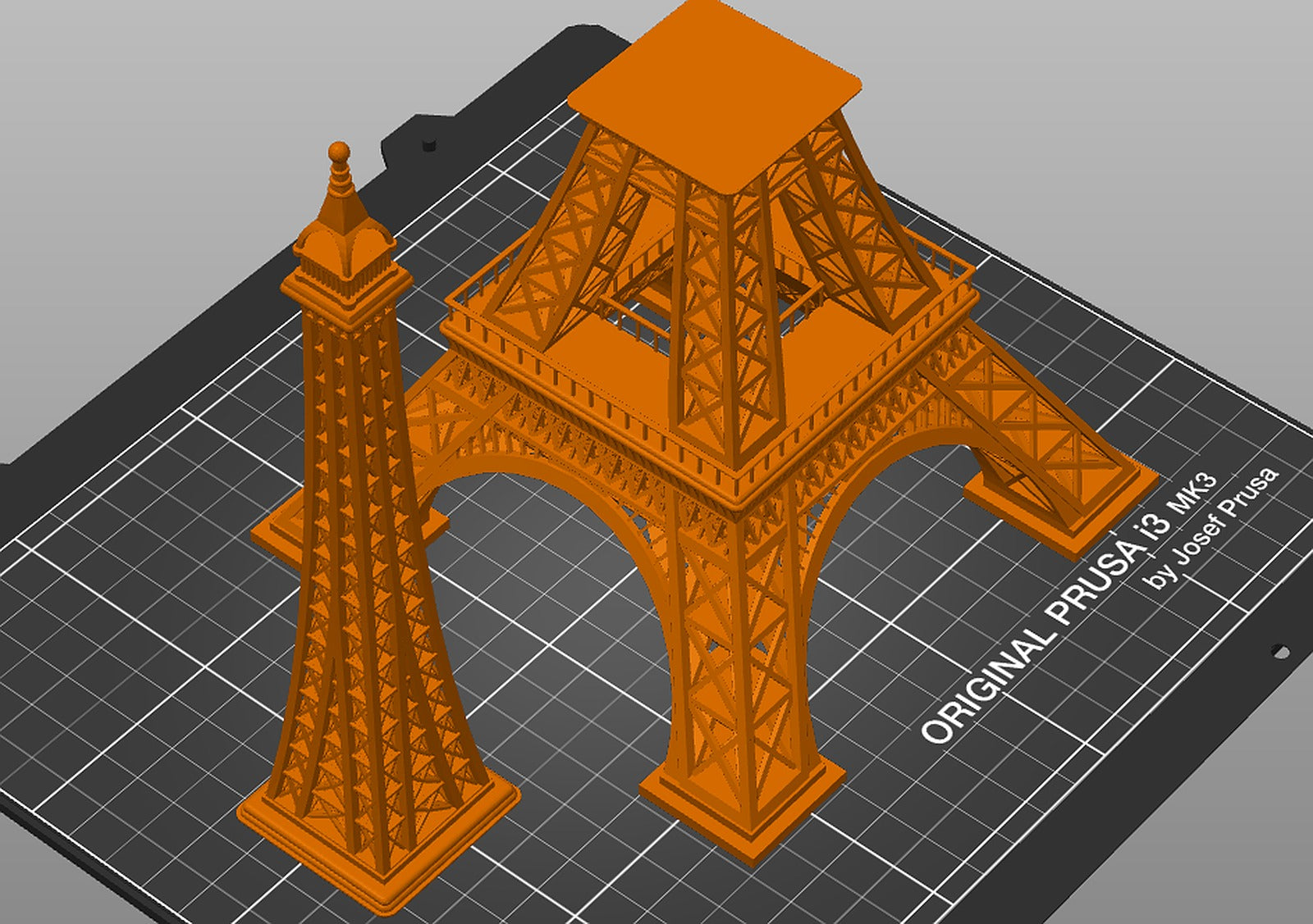 Eiffel tower 30 cm (two parts) – 3D Baskı Modeli