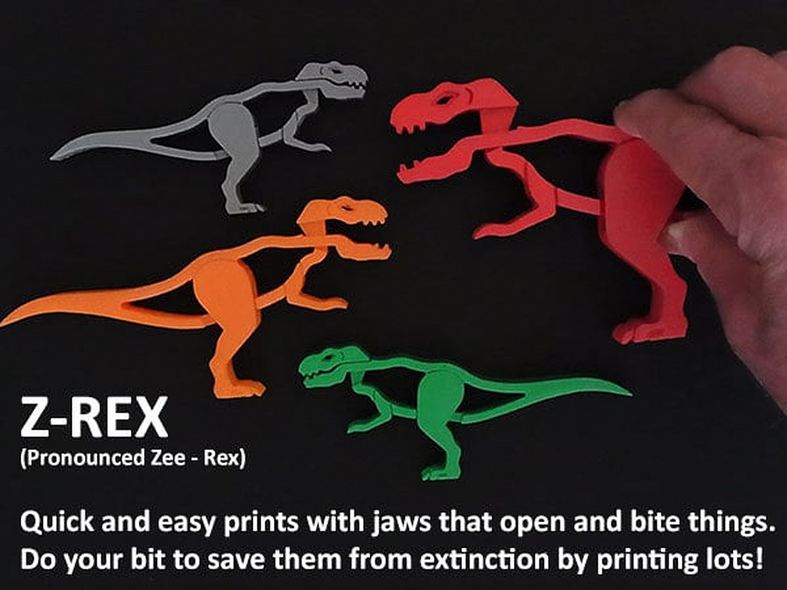 Z-REX – 3D Baskı Modeli