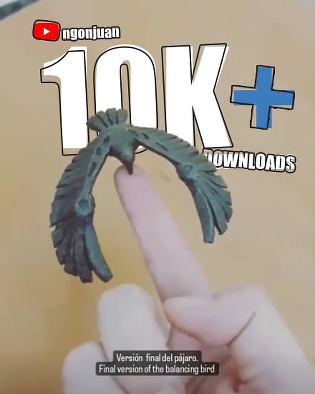 Self Balancing Bird – 3D Baskı Modeli