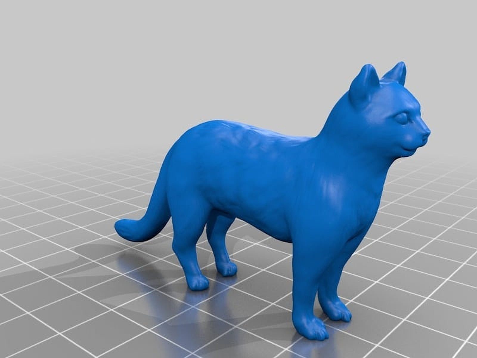 猫（Cat）3Dデータ – 3D Baskı Modeli
