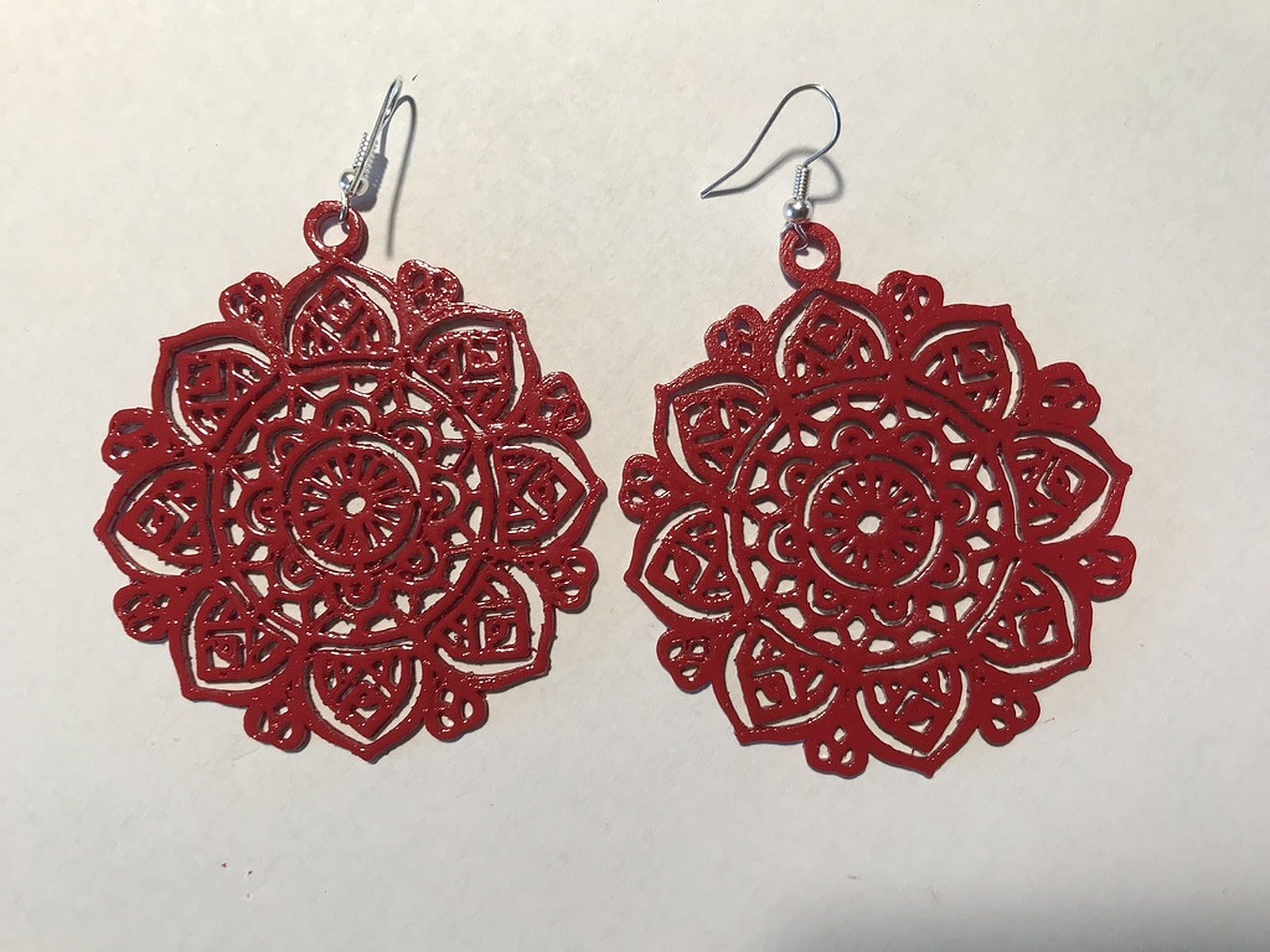 Mandala earrings – 3D Baskı Modeli