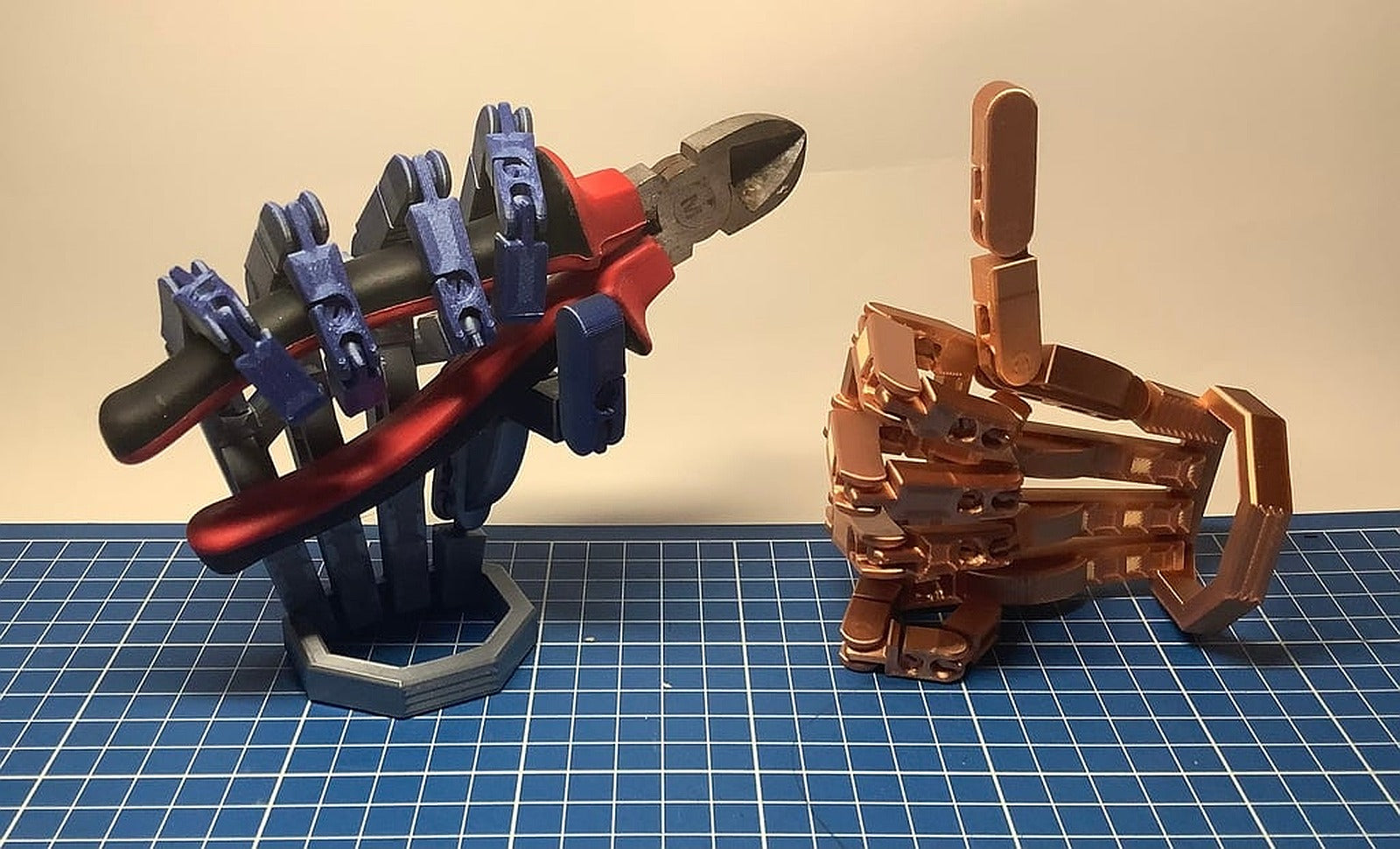 Robot Hand: print in place & tightenable – 3D Baskı Modeli