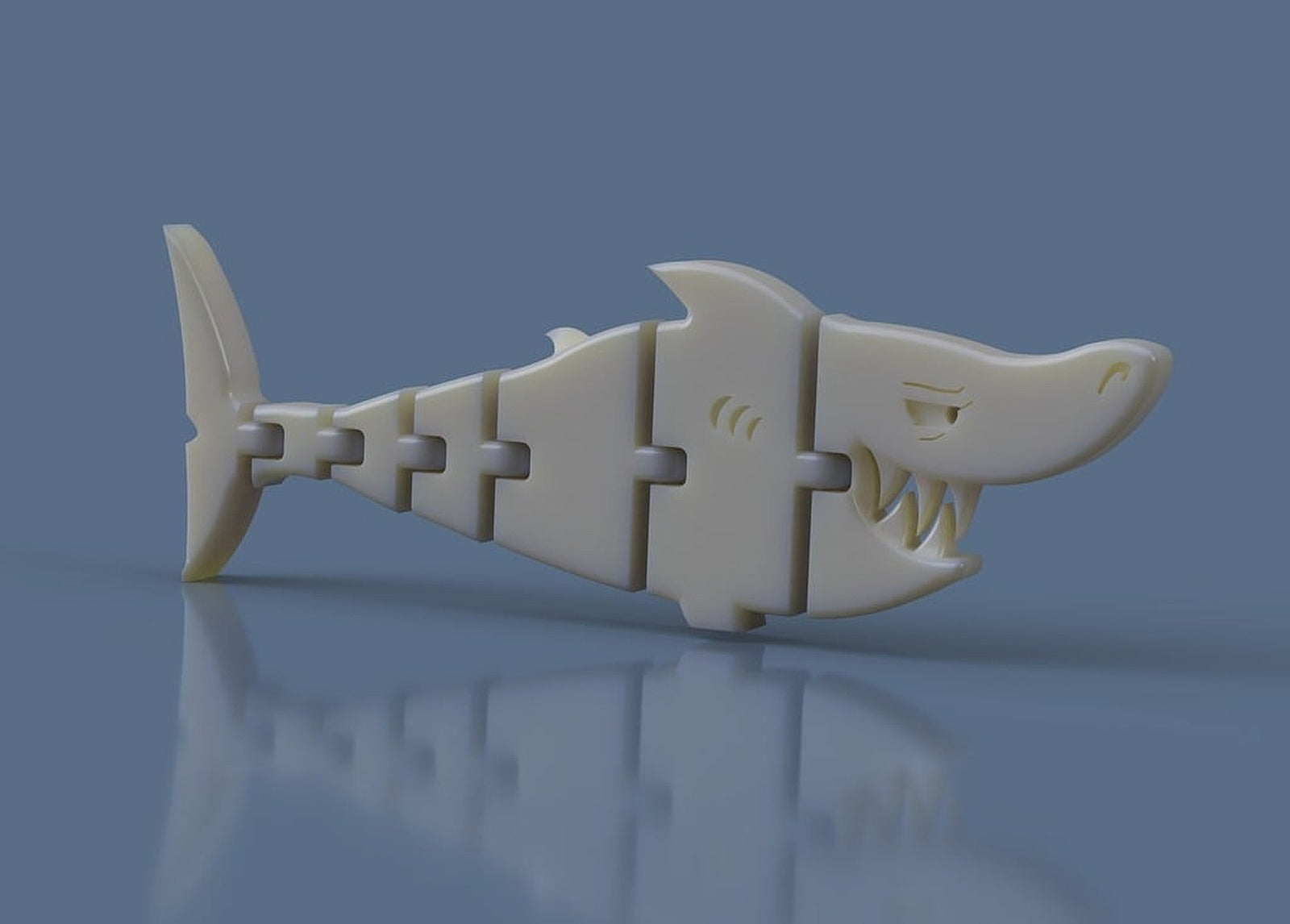 Shark-ticulator / Flexi Shark – 3D Baskı Modeli