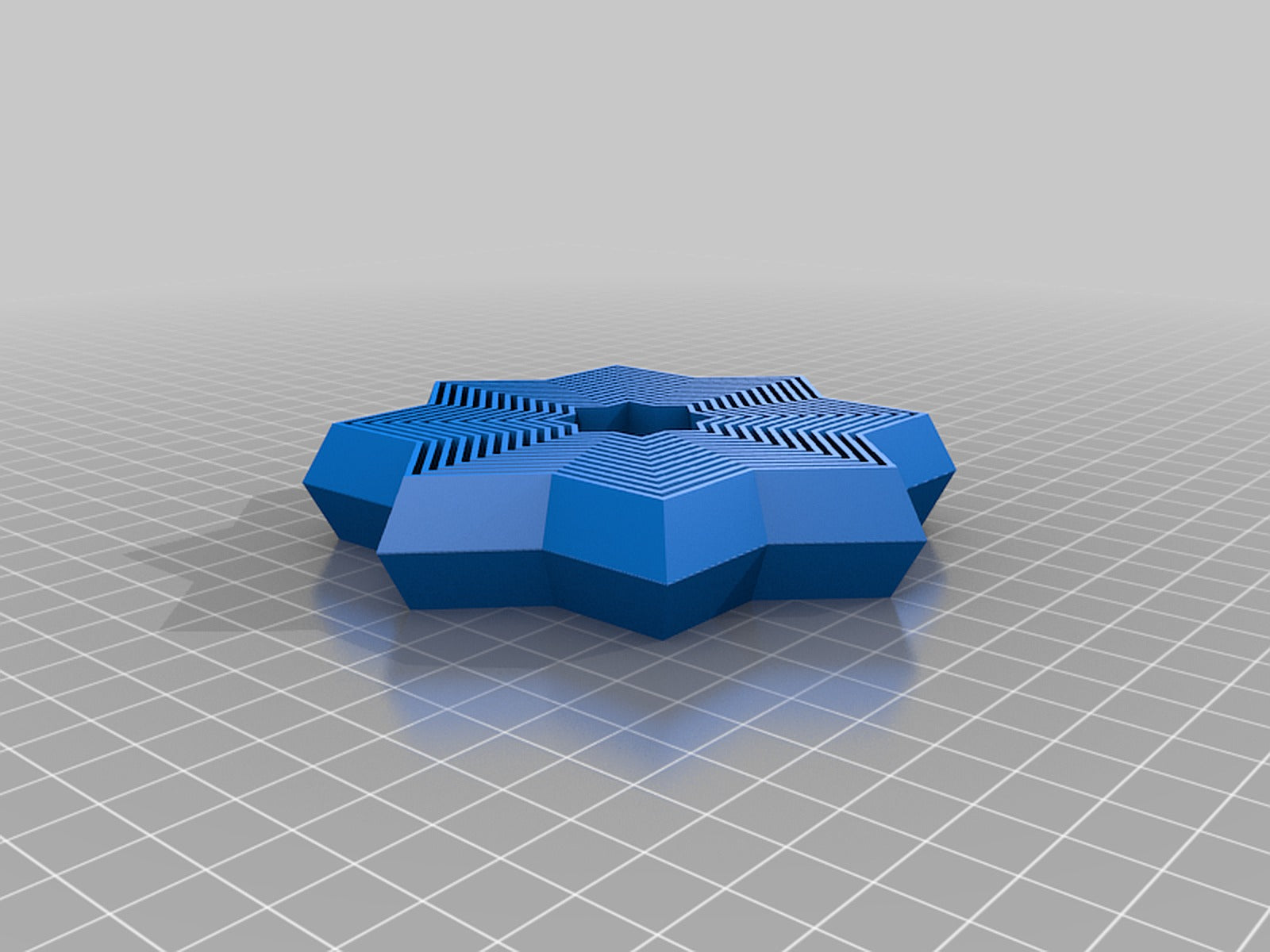 Fractal Fidget Star – 3D Baskı Modeli