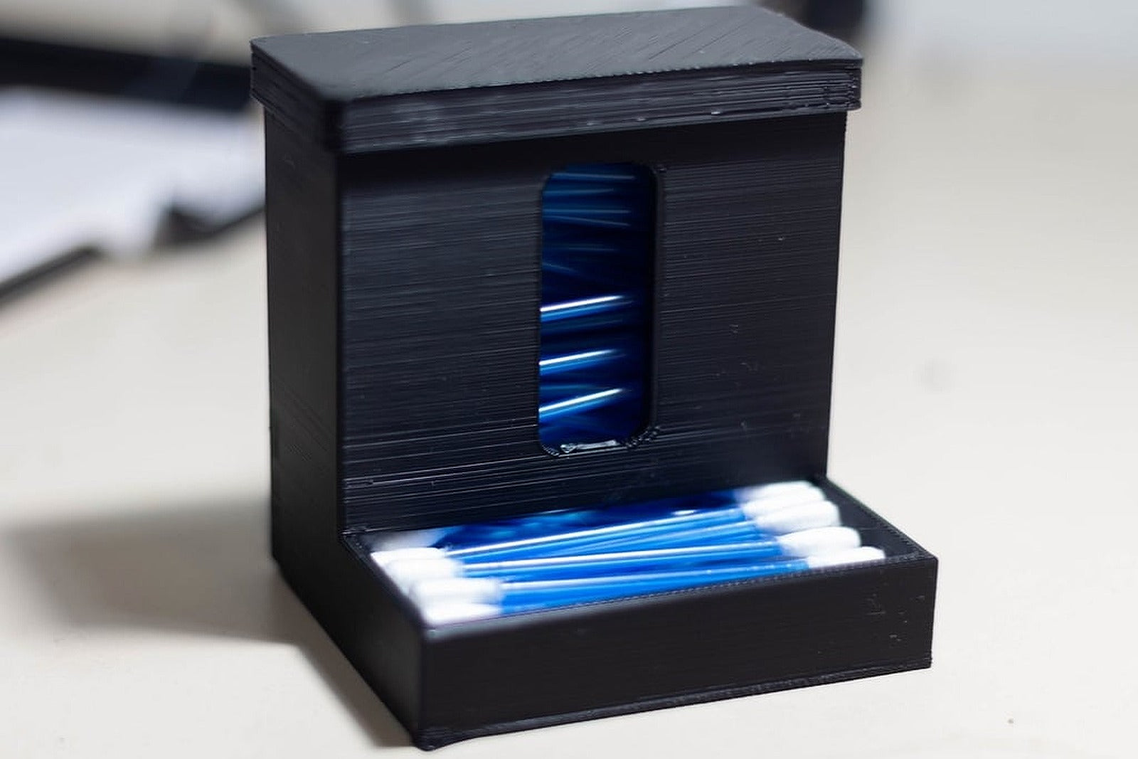 Q-Tip (cotton swab) dispenser – 3D Baskı Modeli