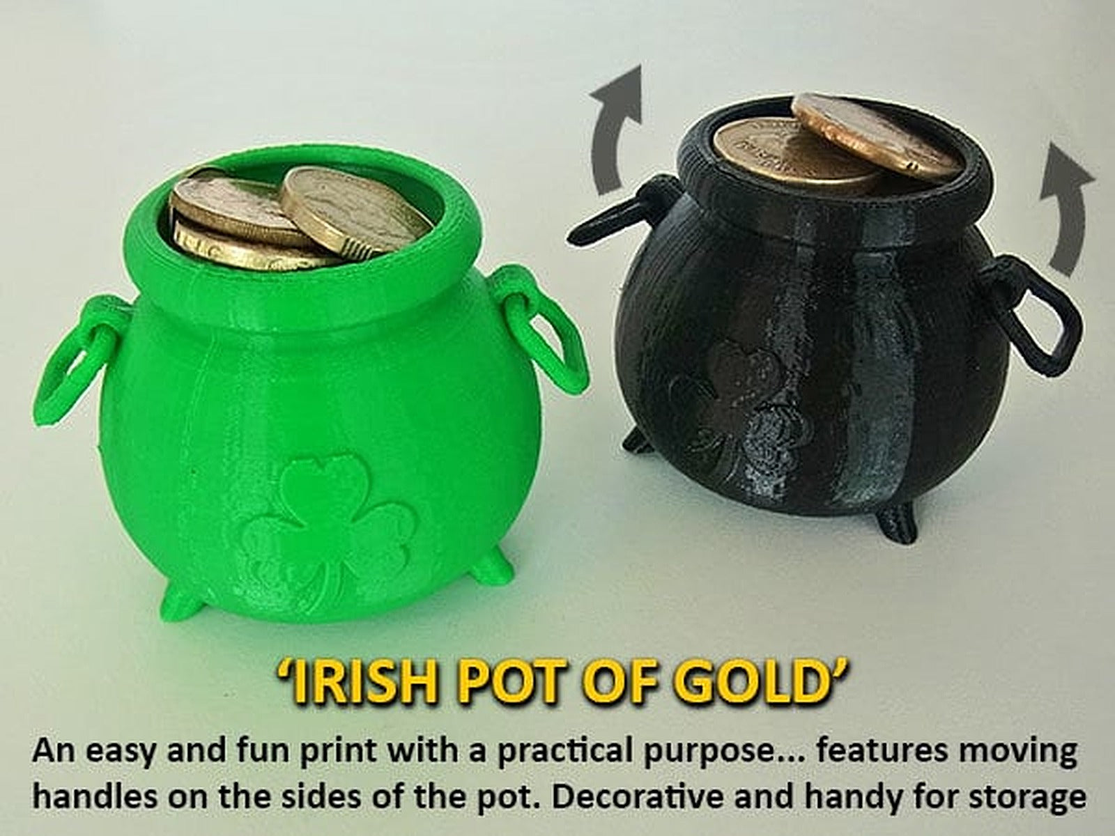Irish saksı of Gold – 3D Baskı Modeli