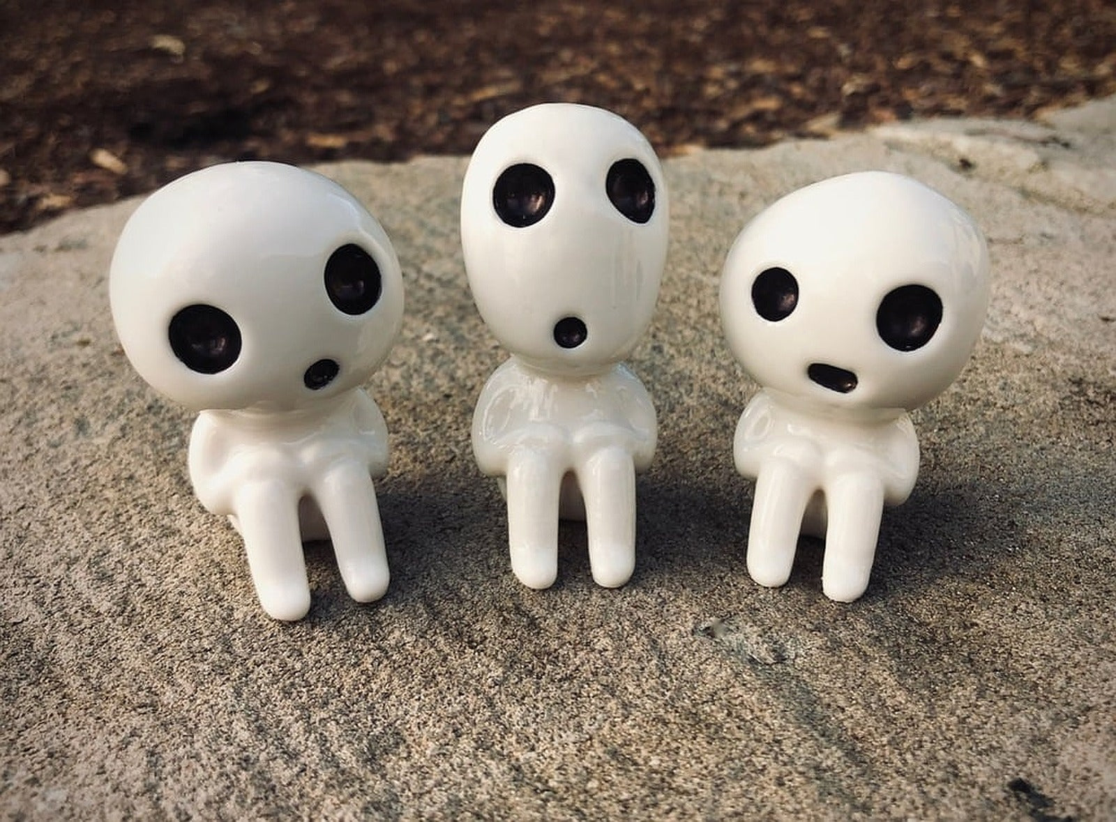 Sitting kodama ornaments – 3D Baskı Modeli