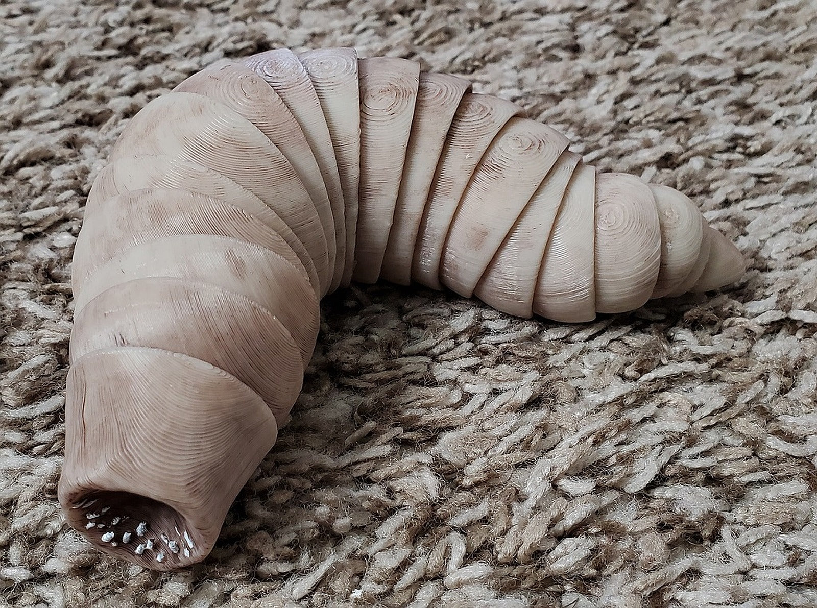 Friendly Articulated Sandworm – 3D Baskı Modeli