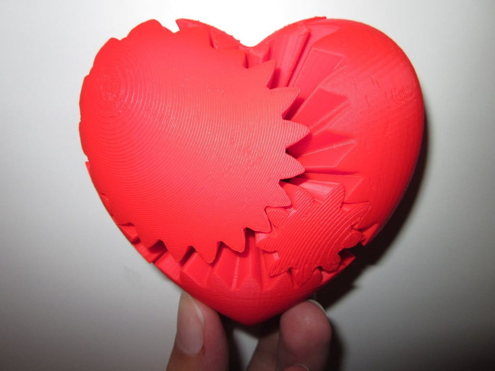 Screwless Heart Gears – 3D Baskı Modeli