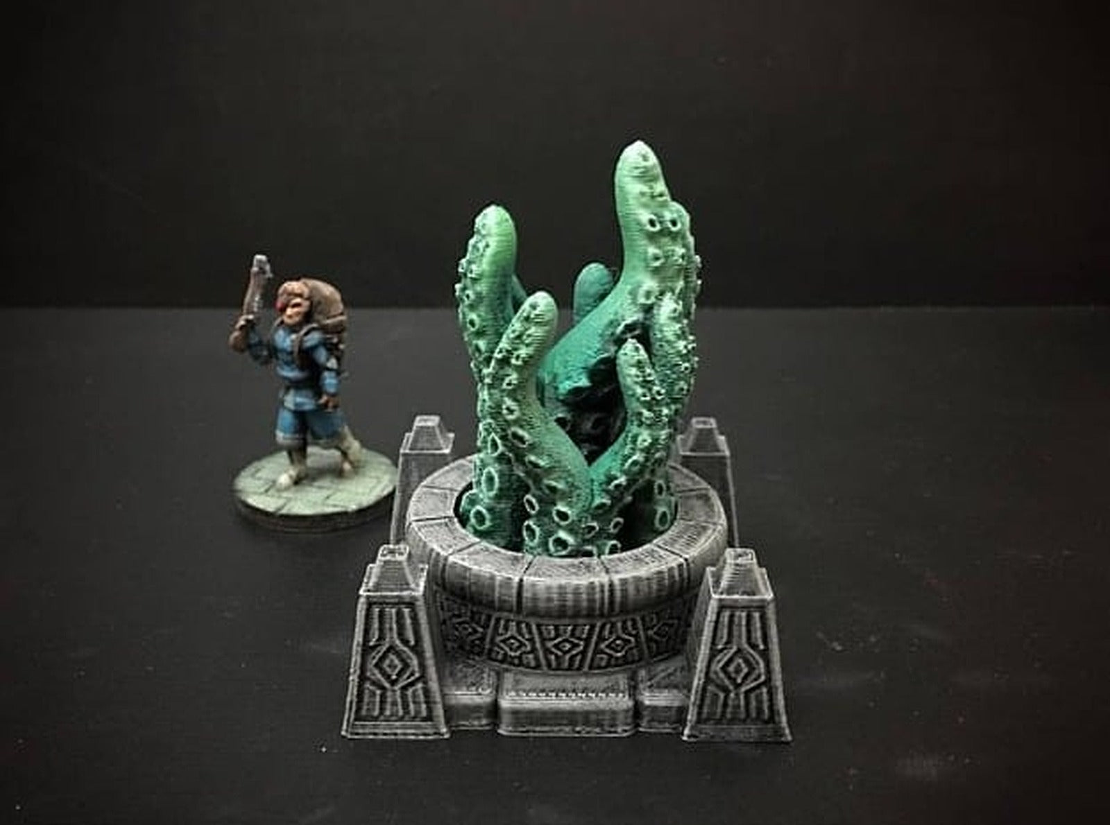 Delving Decor: Scrying Pool Alternate Inserts (28mm/Heroic scale) – 3D Baskı Modeli