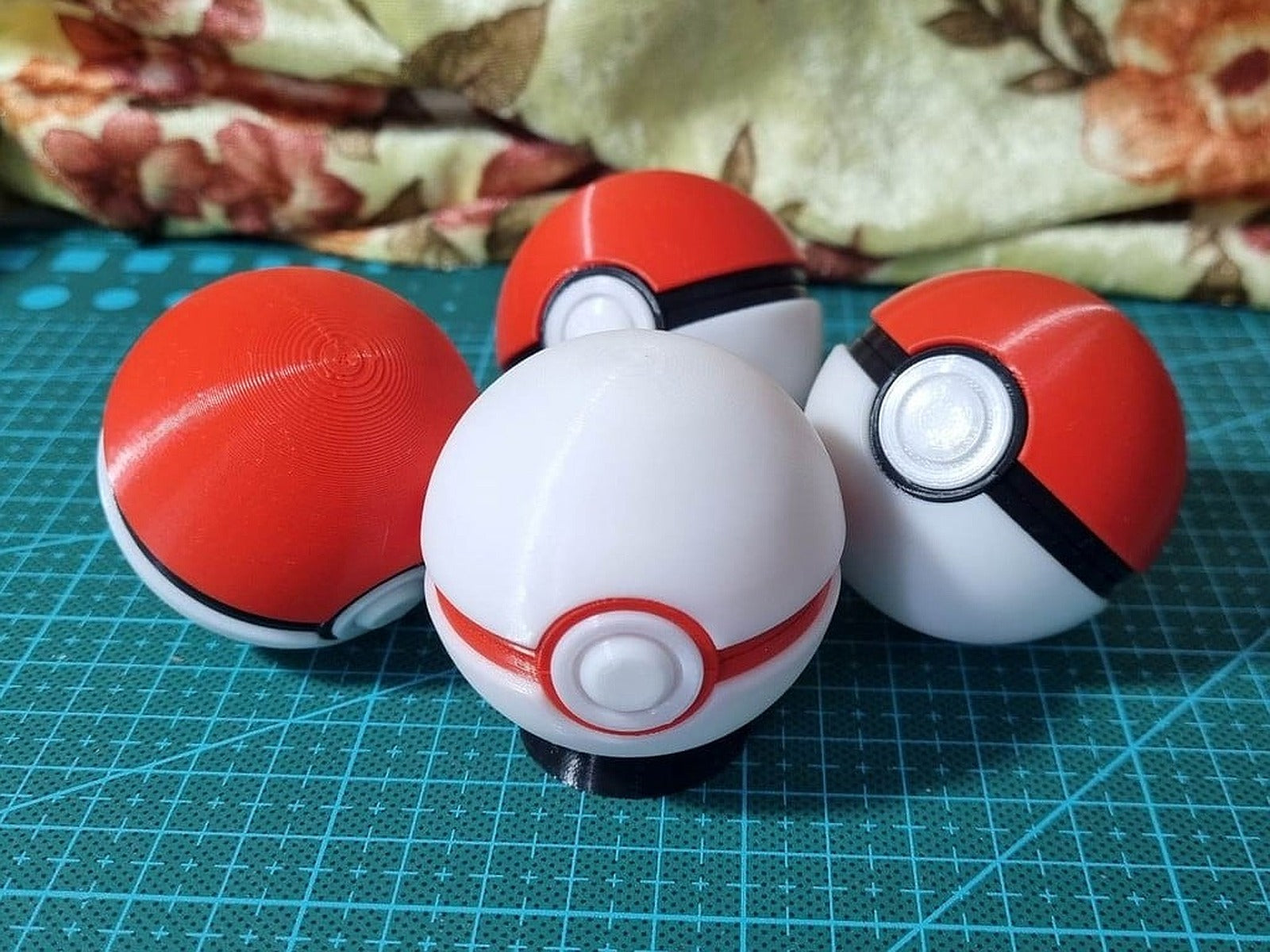 Super Mini Pokeball Model Kit – 3D Baskı Modeli